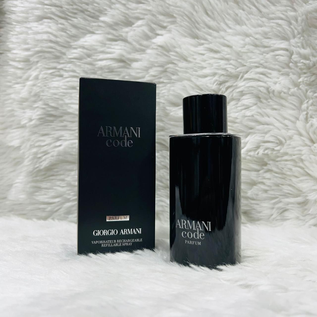 Giorgio Armani Code Parfum 100ml Men’s Refillable Luxury Signature Edition