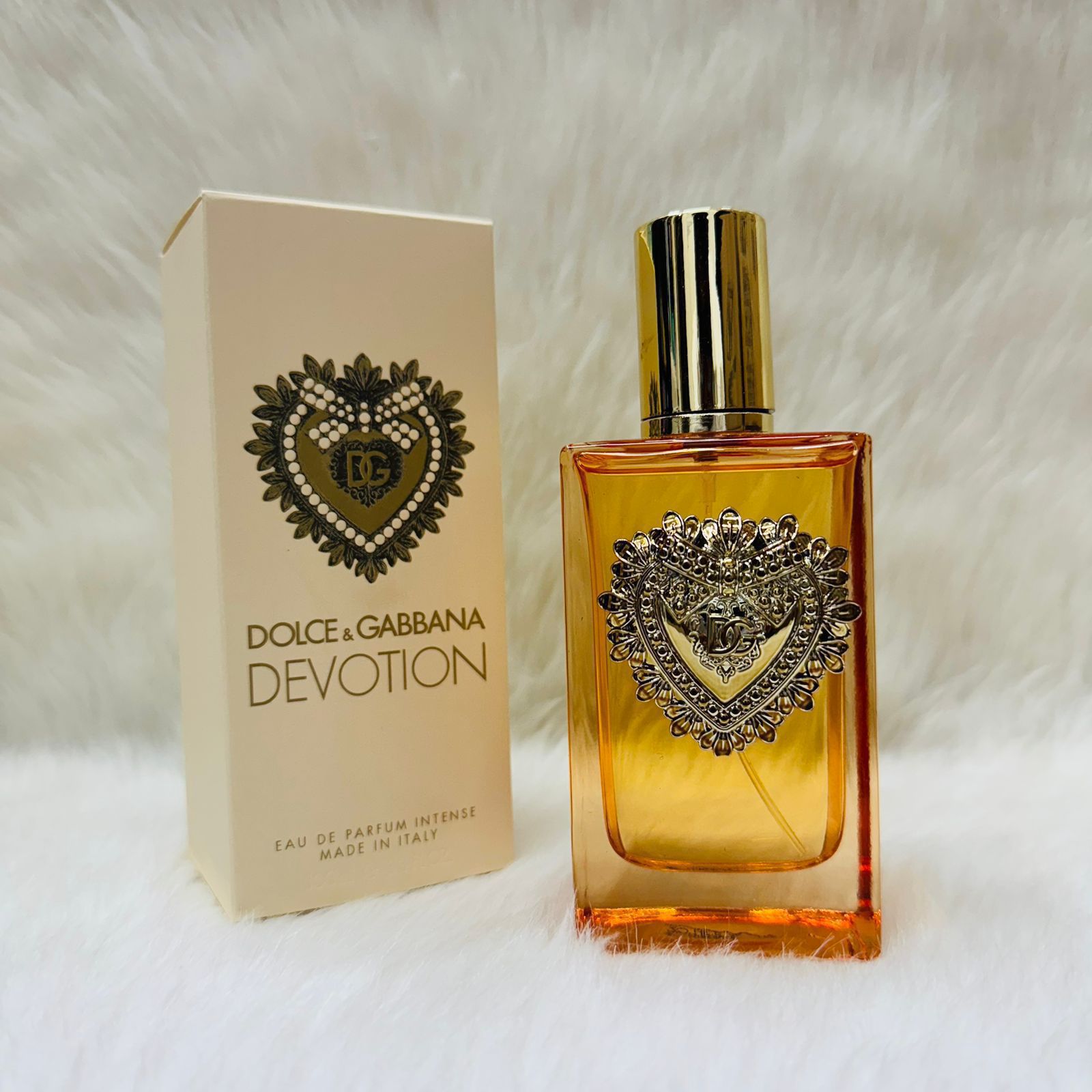Dolce & Gabbana Devotion Unisex Collection Pour Homme EDP, Eau de Parfum Intense, Signature Designer Heart Motif - Image 2