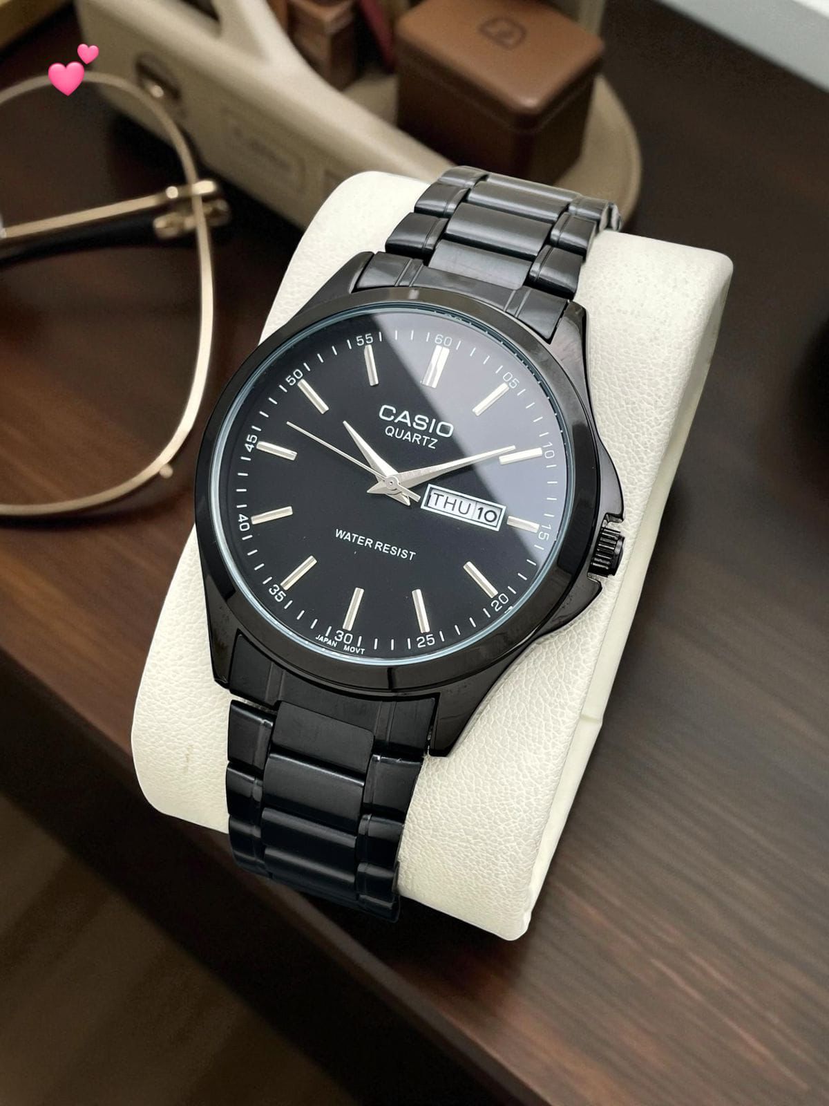 Casio Day-Date Stainless Steel 42mm Quartz Movement Men's Watch