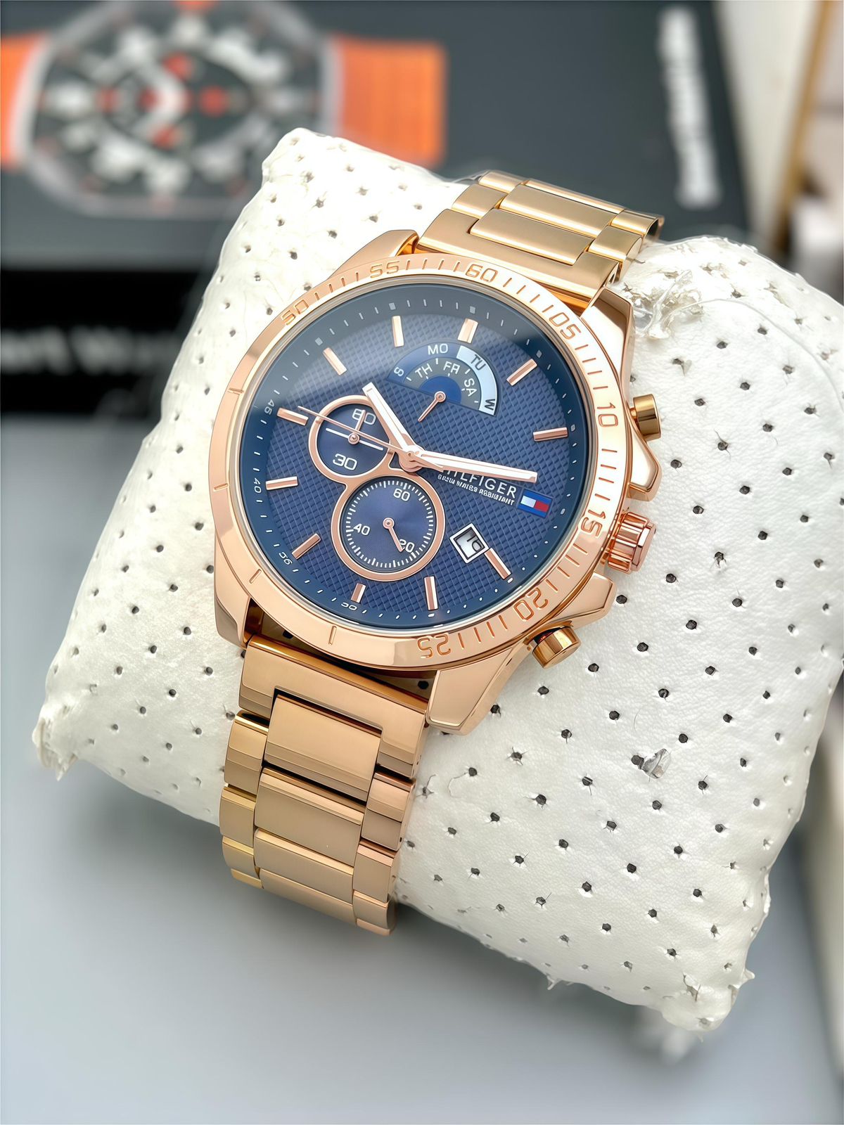 Tommy Hilfiger 42mm Chronograph Stainless Steel Men's Watch - Image 2