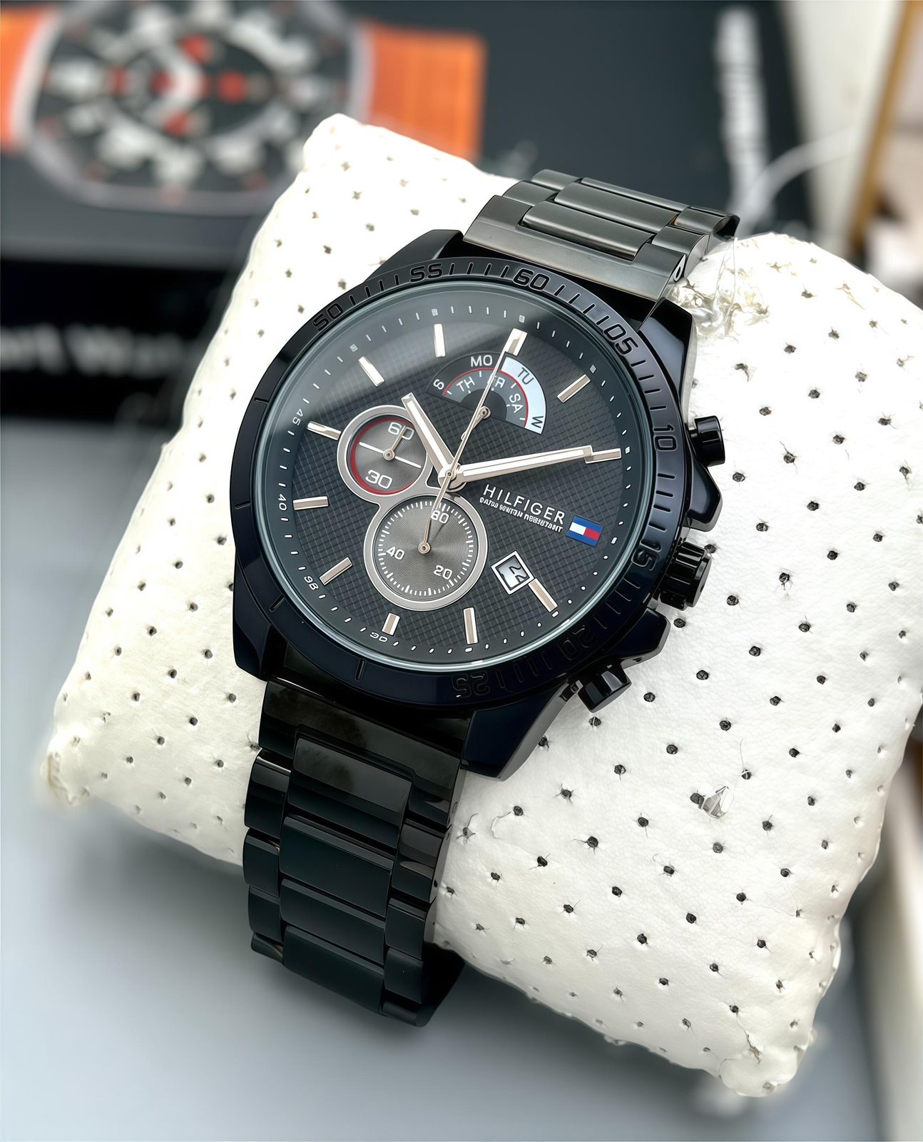 Tommy Hilfiger 42mm Chronograph Stainless Steel Men's Watch - Image 6