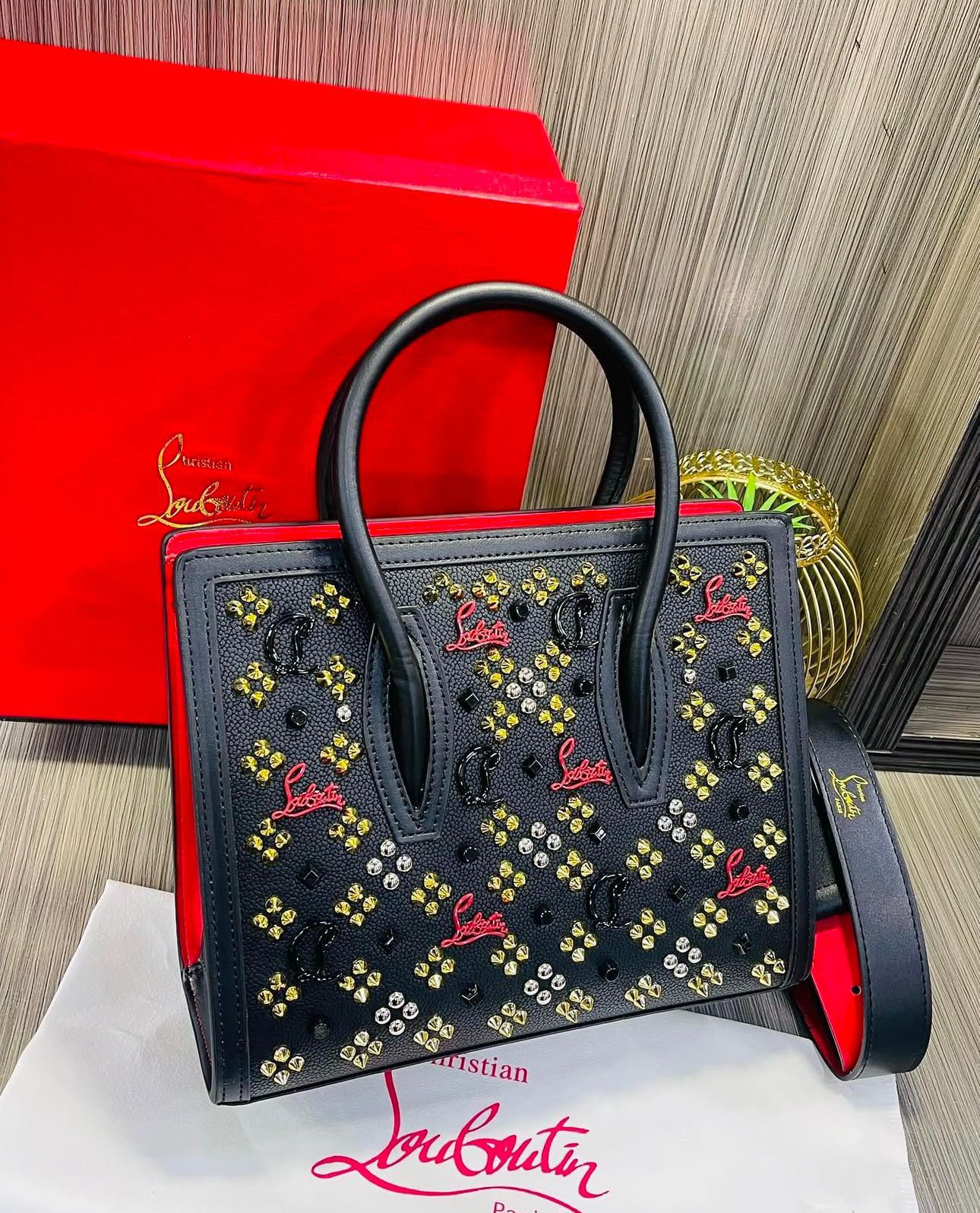 Christian Louboutin Paloma S Medium Size Studded Tote Bag For Women - Image 3
