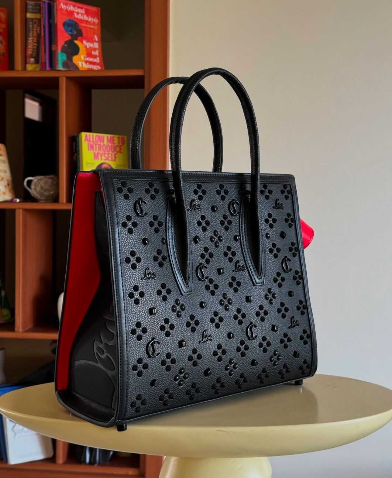 Christian Louboutin Paloma S Medium Size Studded Tote Bag For Women