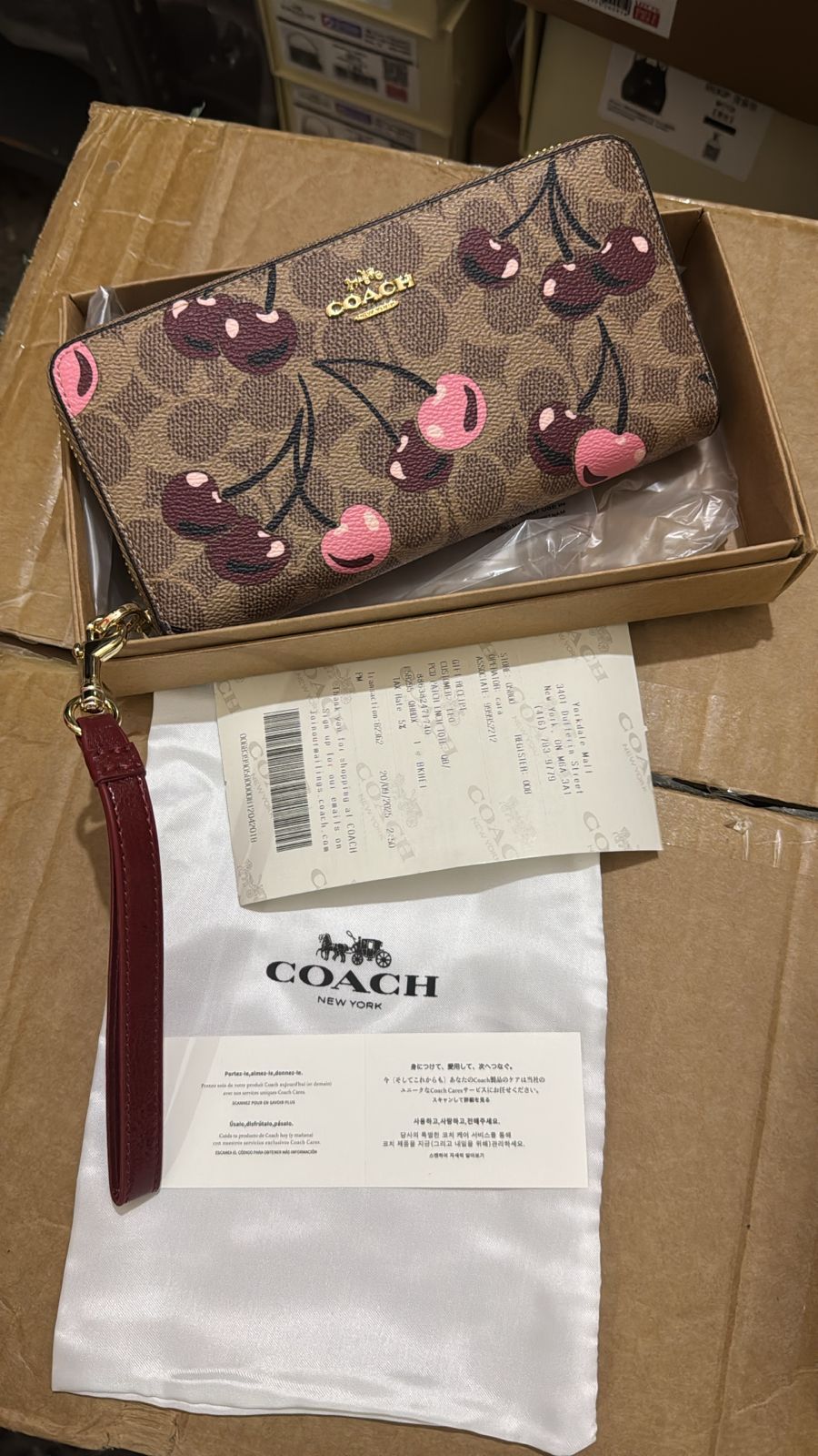 Coach Big Size Multi Design Wallet For Women - Image 25