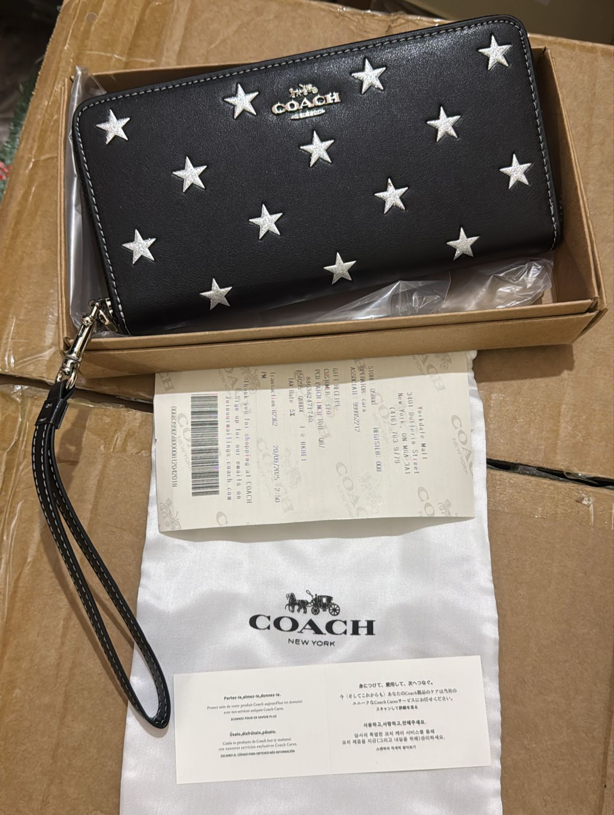 Coach Big Size Multi Design Wallet For Women