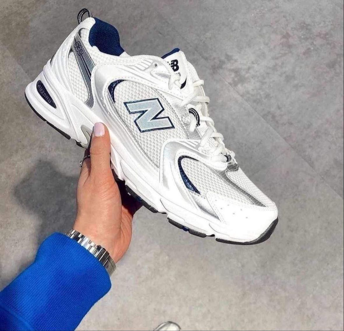 New Balance 530 All White Trainer Men's Shoes - Image 3