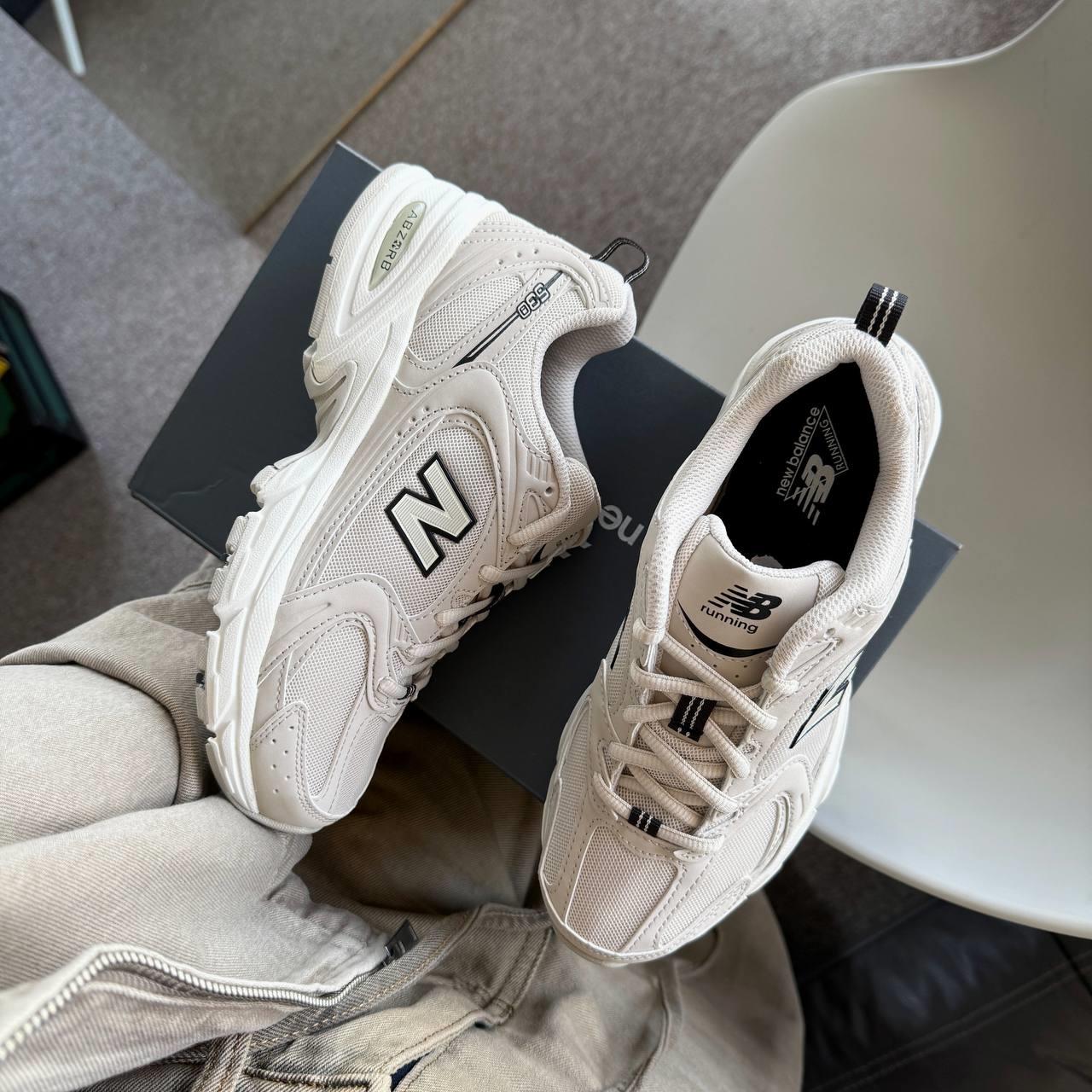 New Balance 530 All White Trainer Men's Shoes - Image 11