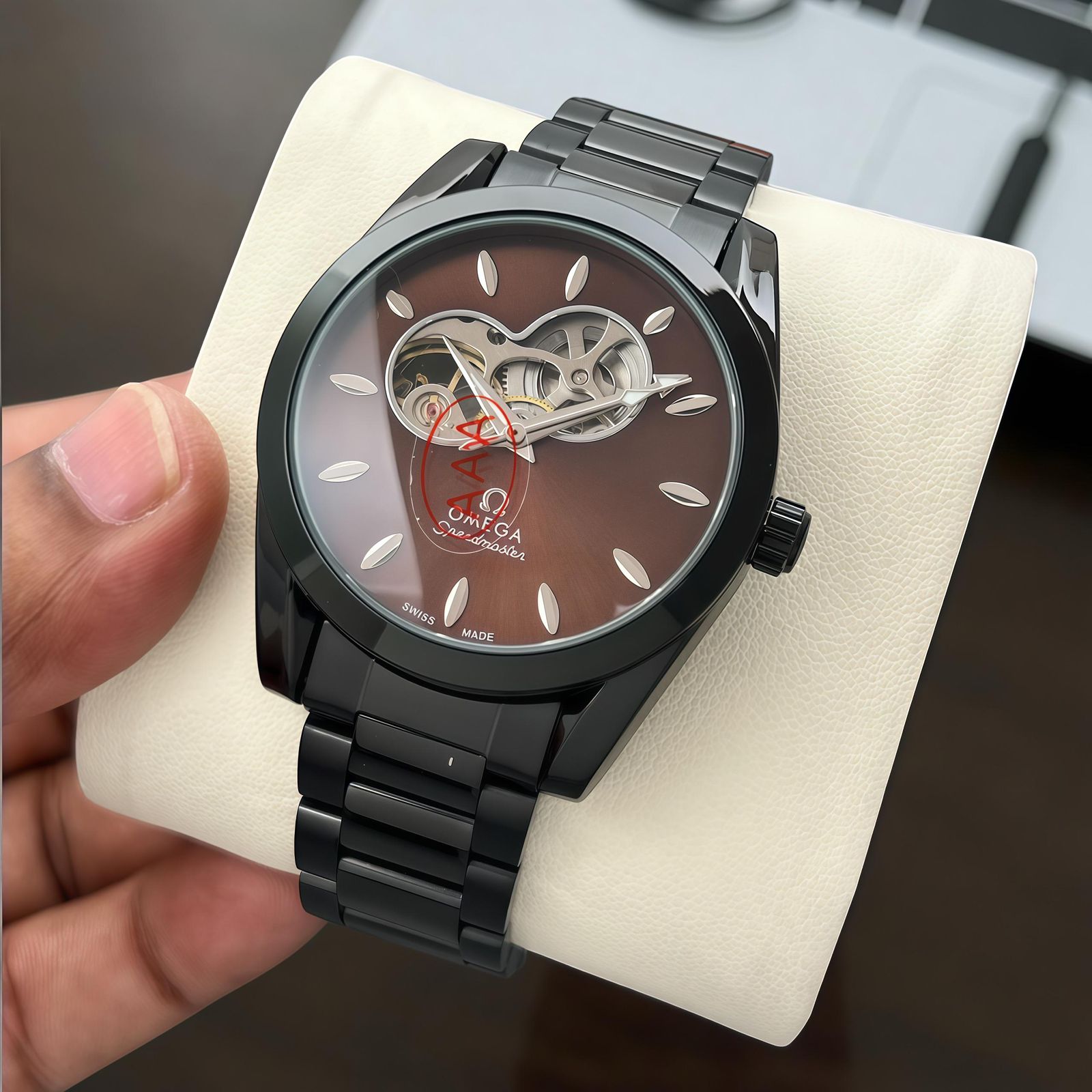 Omega Speedmaster Skeleton Black 43mm Automatic Men's Watch - Image 8