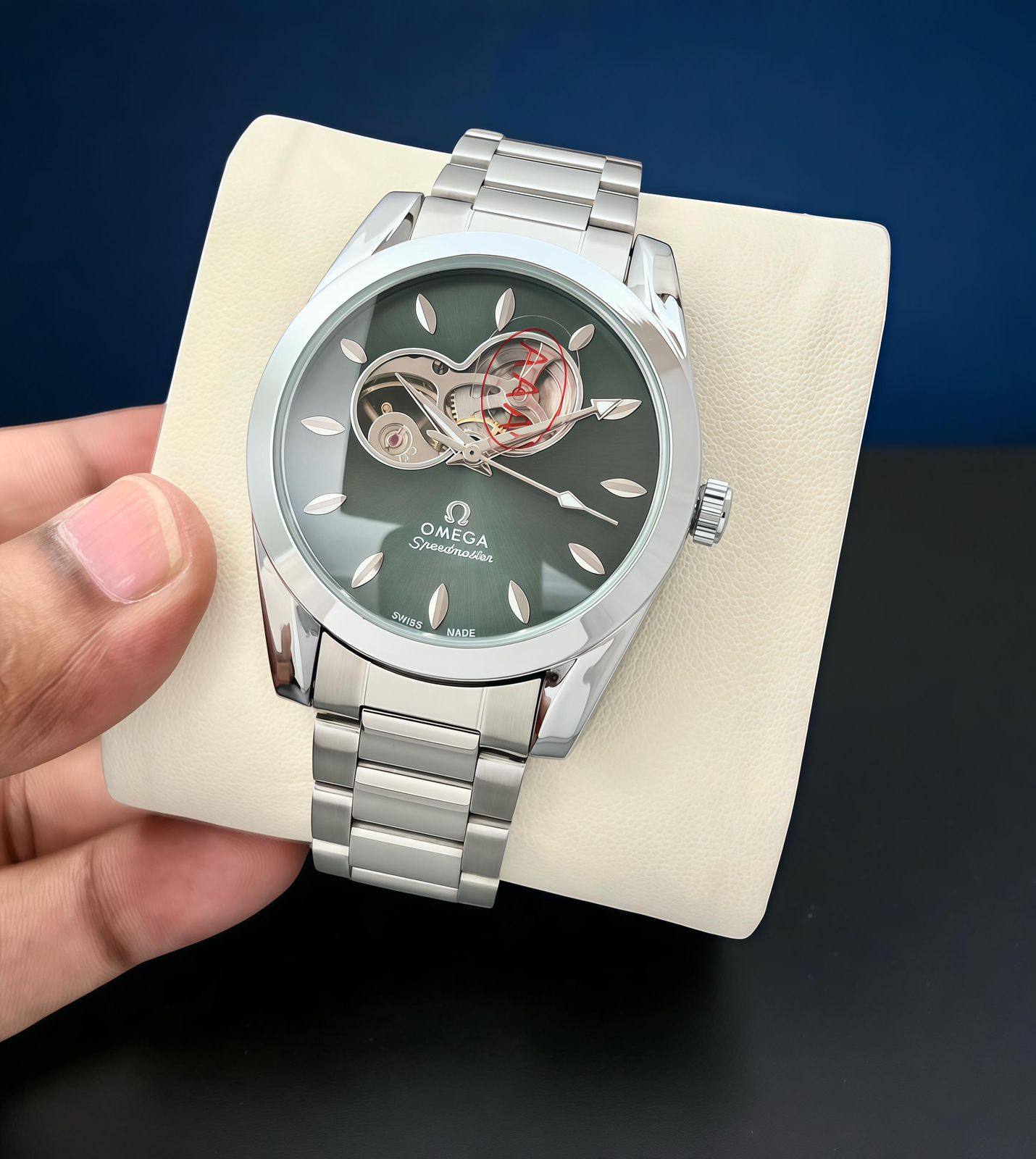 Omega Speedmaster Skeleton Black 43mm Automatic Men's Watch - Image 6