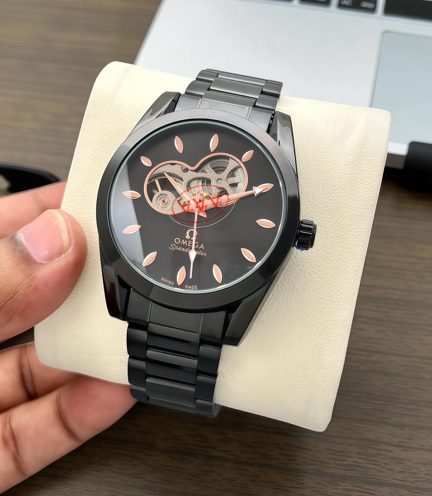 Omega Speedmaster Skeleton Black 43mm Automatic Men's Watch - Image 5