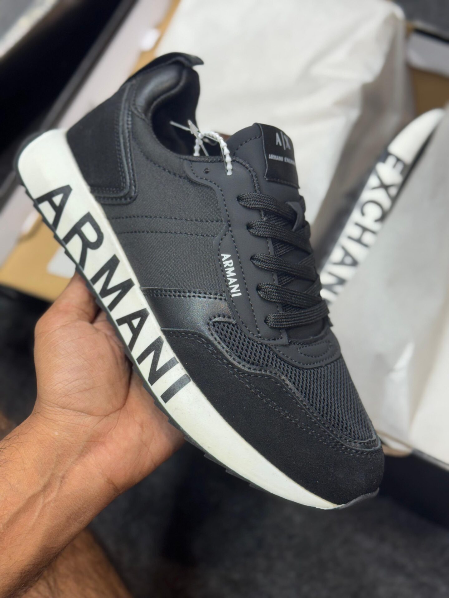 Armani Exchange Runner Men's Sneakers - Image 2