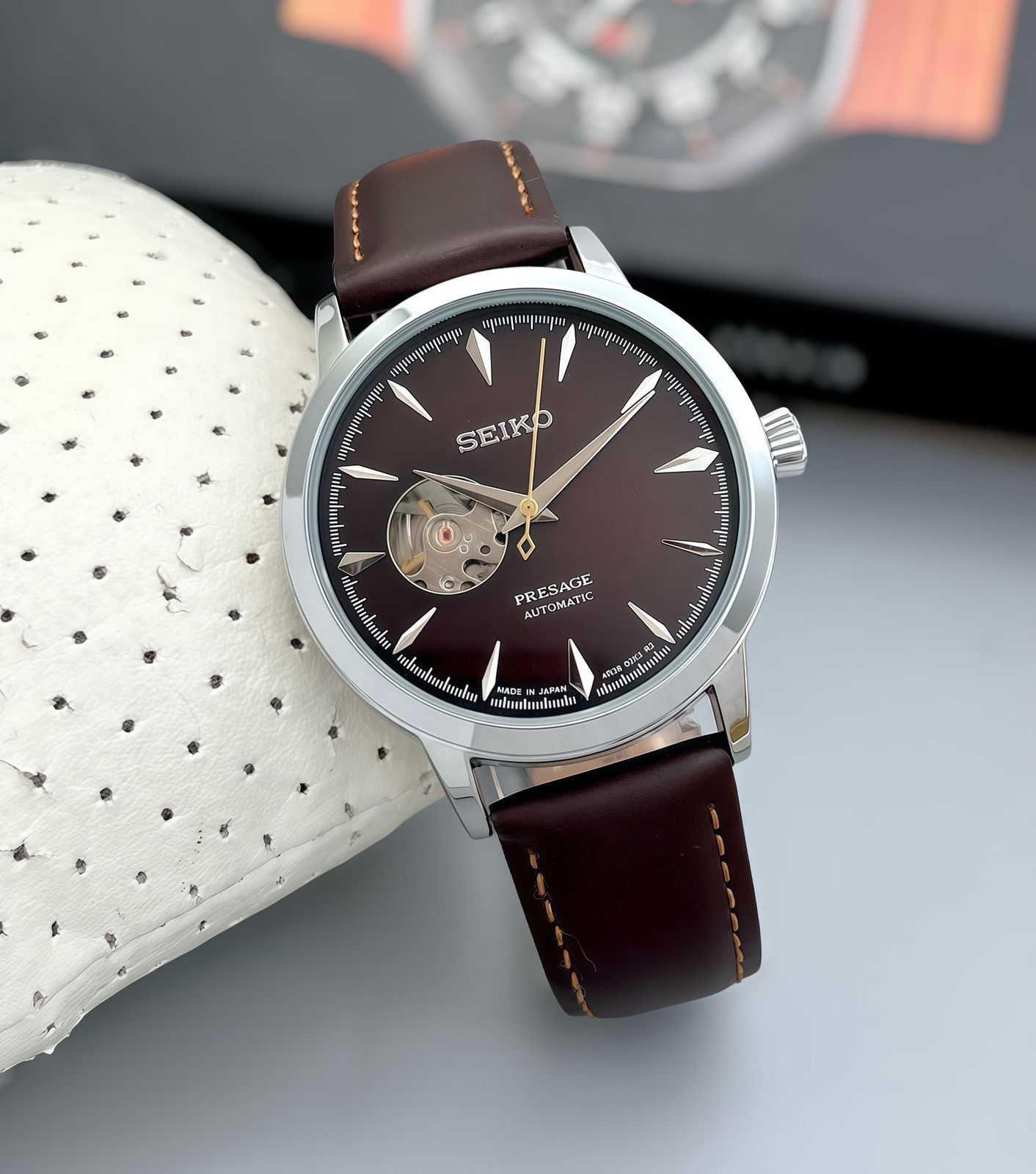 Seiko Presage Open Heart Skeleton 42mm automatic Men's Watch - Image 2