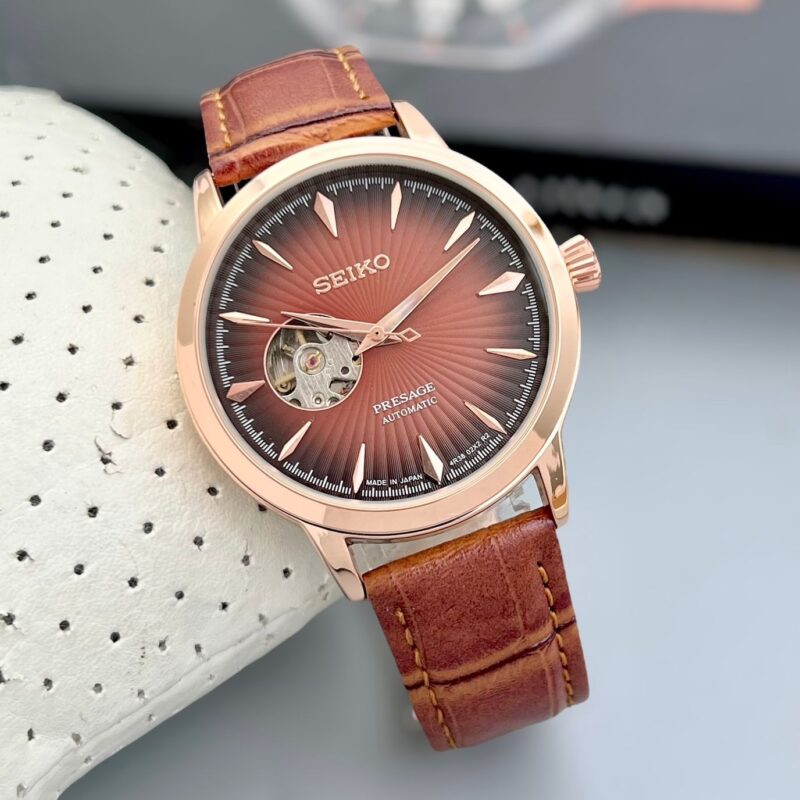 Seiko Presage Open Heart Skeleton 42mm automatic Men's Watch