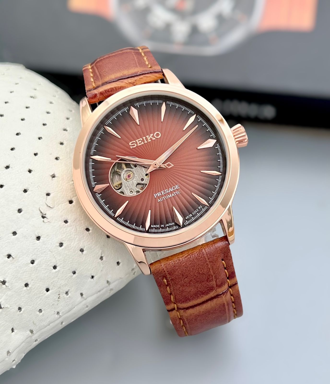 Seiko Presage Open Heart Skeleton 42mm automatic Men's Watch - Image 3