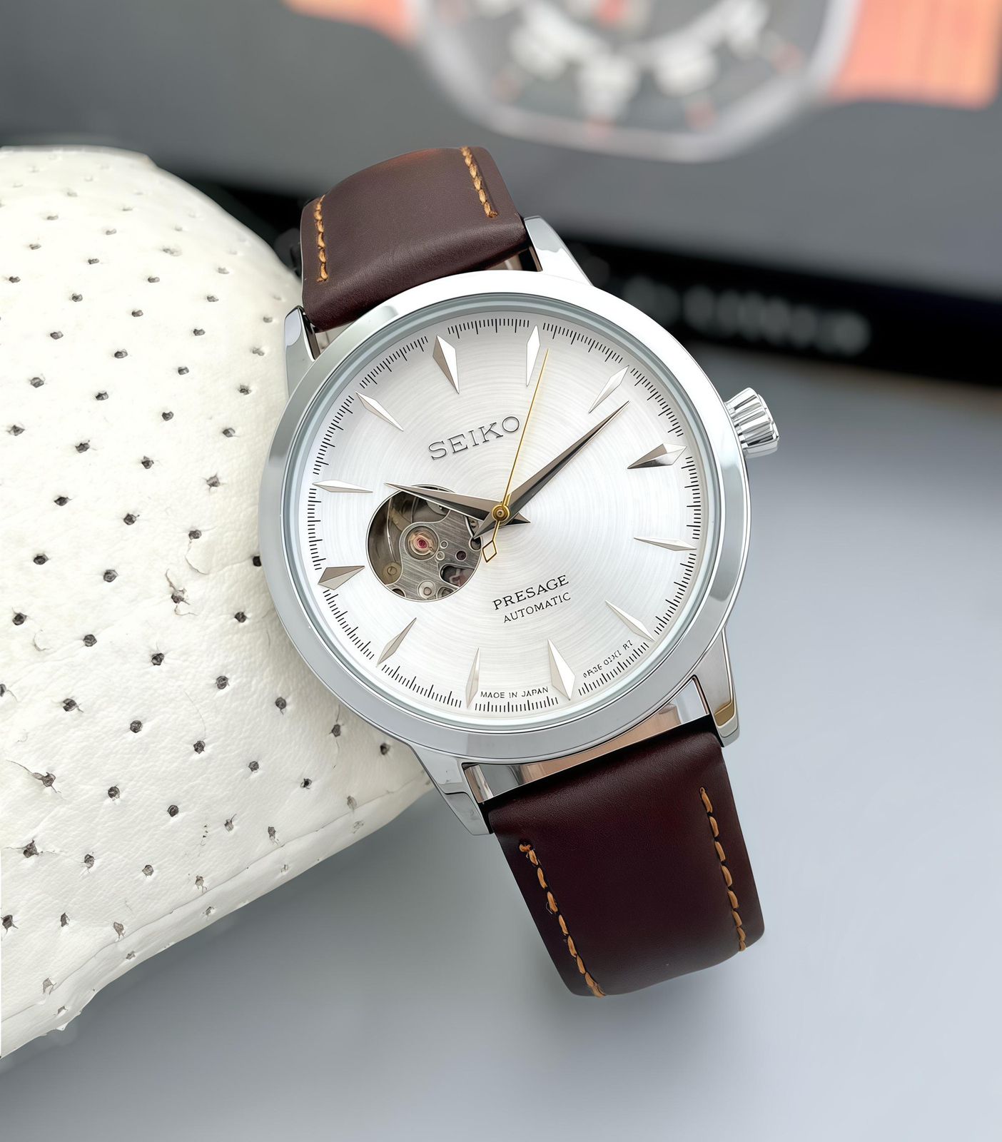 Seiko Presage Open Heart Skeleton 42mm automatic Men's Watch - Image 5