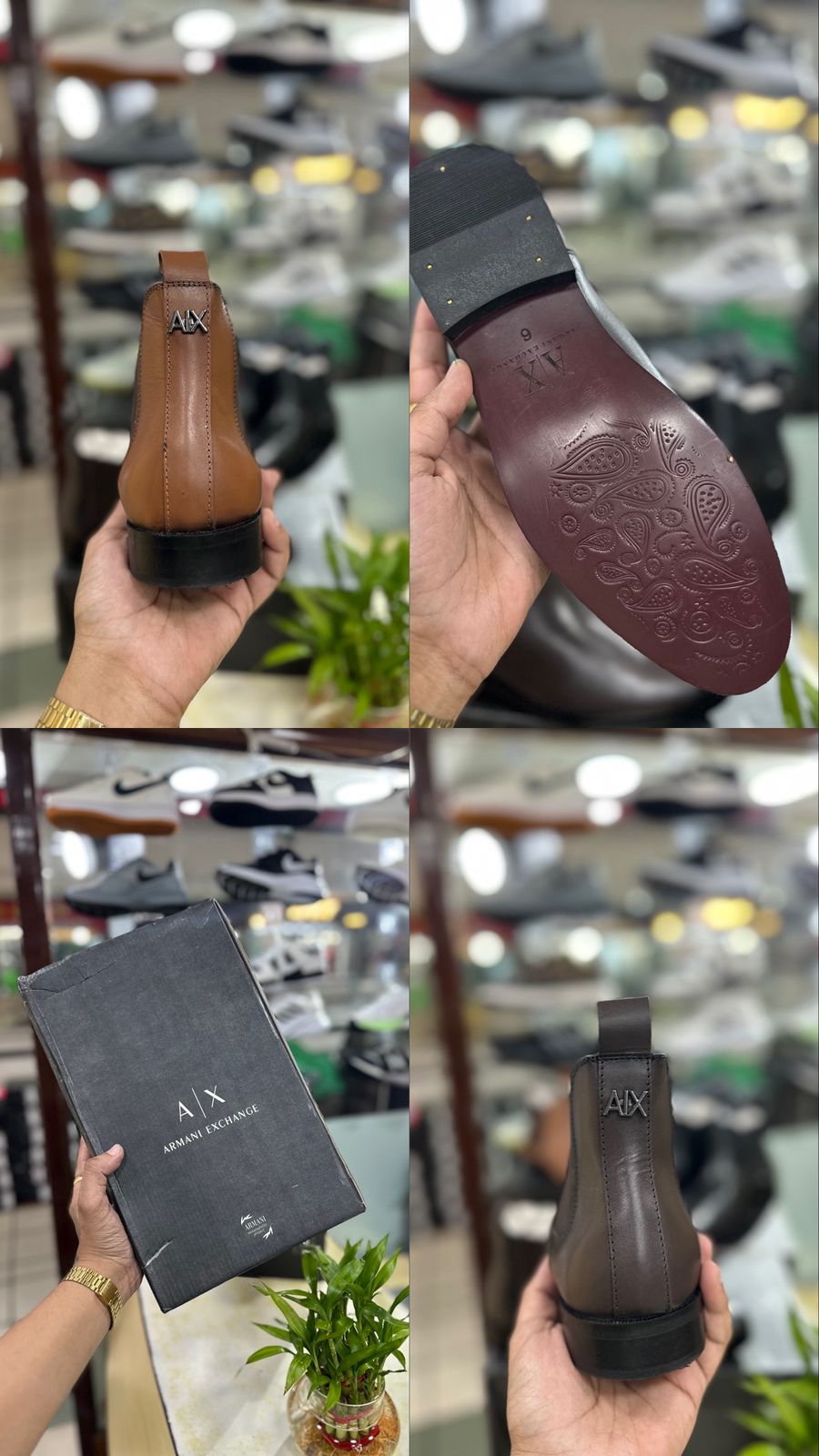 Armani Exchange Chelsea High Ankle slip on Boot's for Men - Image 4