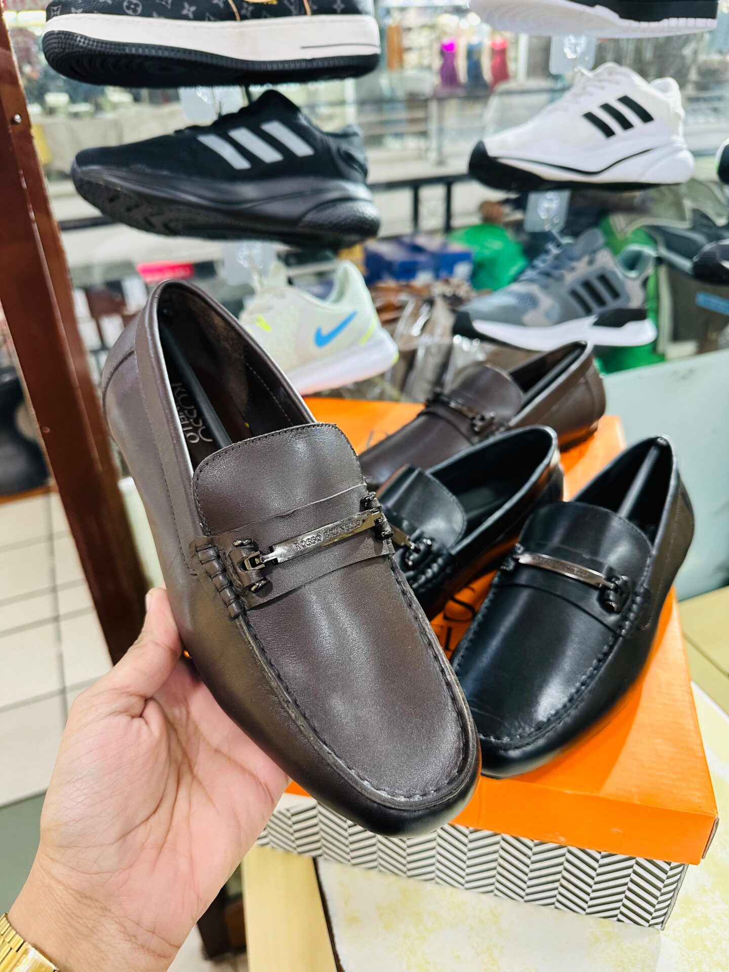 Rosso Brunello Casual semi formal slip on Men's Shoes - Image 2