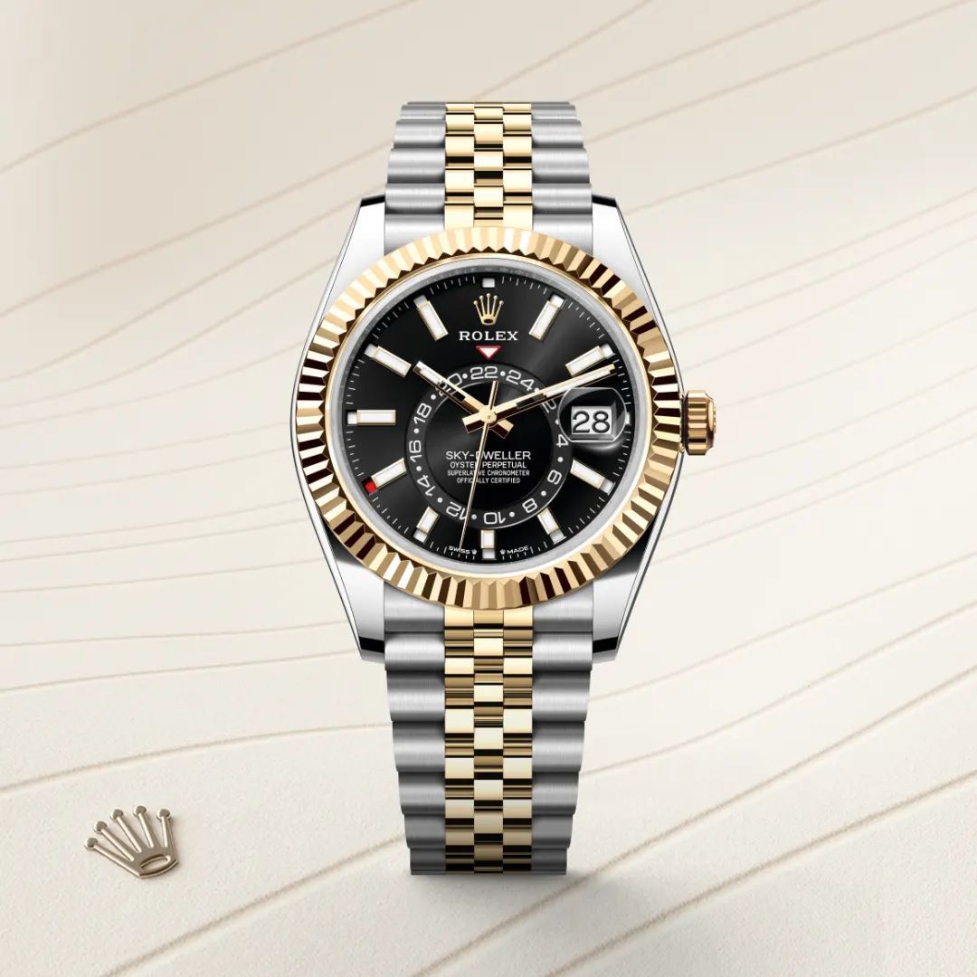 Rolex Sky-Dweller Two-Tone Black Dial 42mm Automatic Men's Watch - Image 2