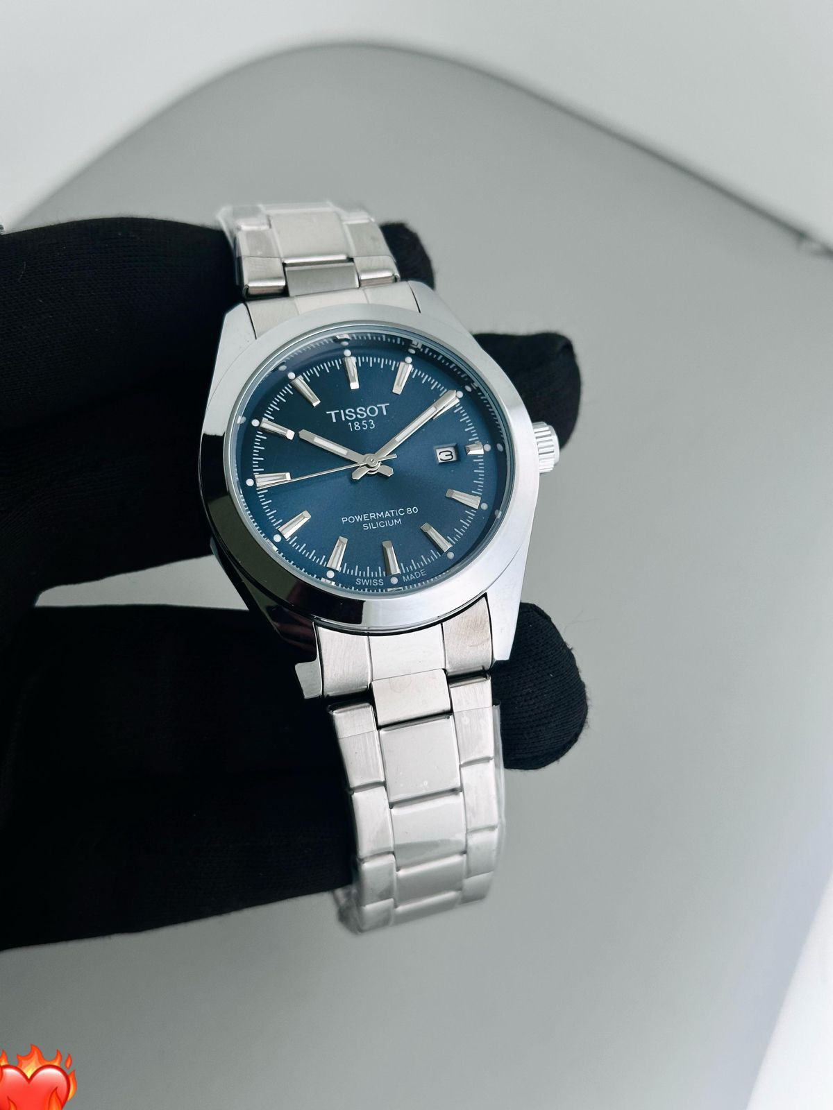 Tissot PRX Powermatic 80 Silicium 40mm Quartz Movement Men's Watch - Image 2