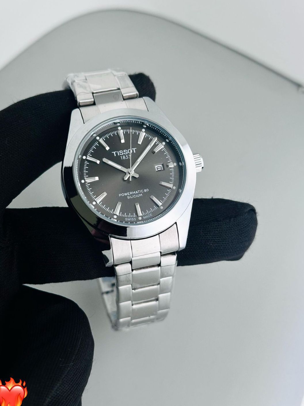 Tissot PRX Powermatic 80 Silicium 40mm Quartz Movement Men's Watch - Image 3