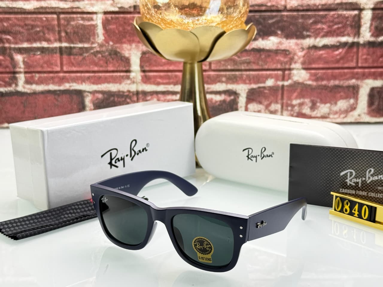 Ray-Ban Carbon Fibre Collection Unisex Sunglasses - Image 2