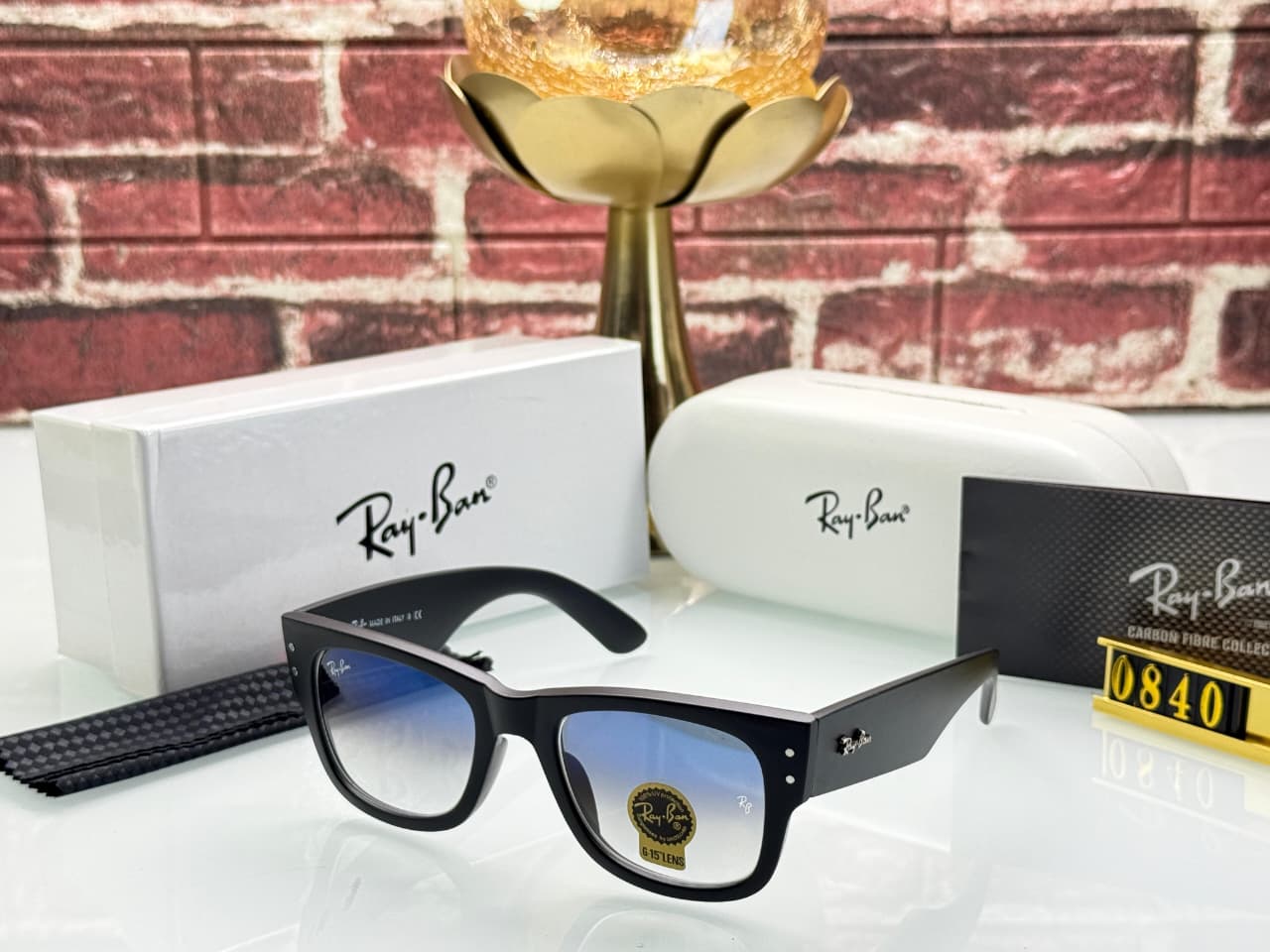 Ray-Ban Carbon Fibre Collection Unisex Sunglasses - Image 3