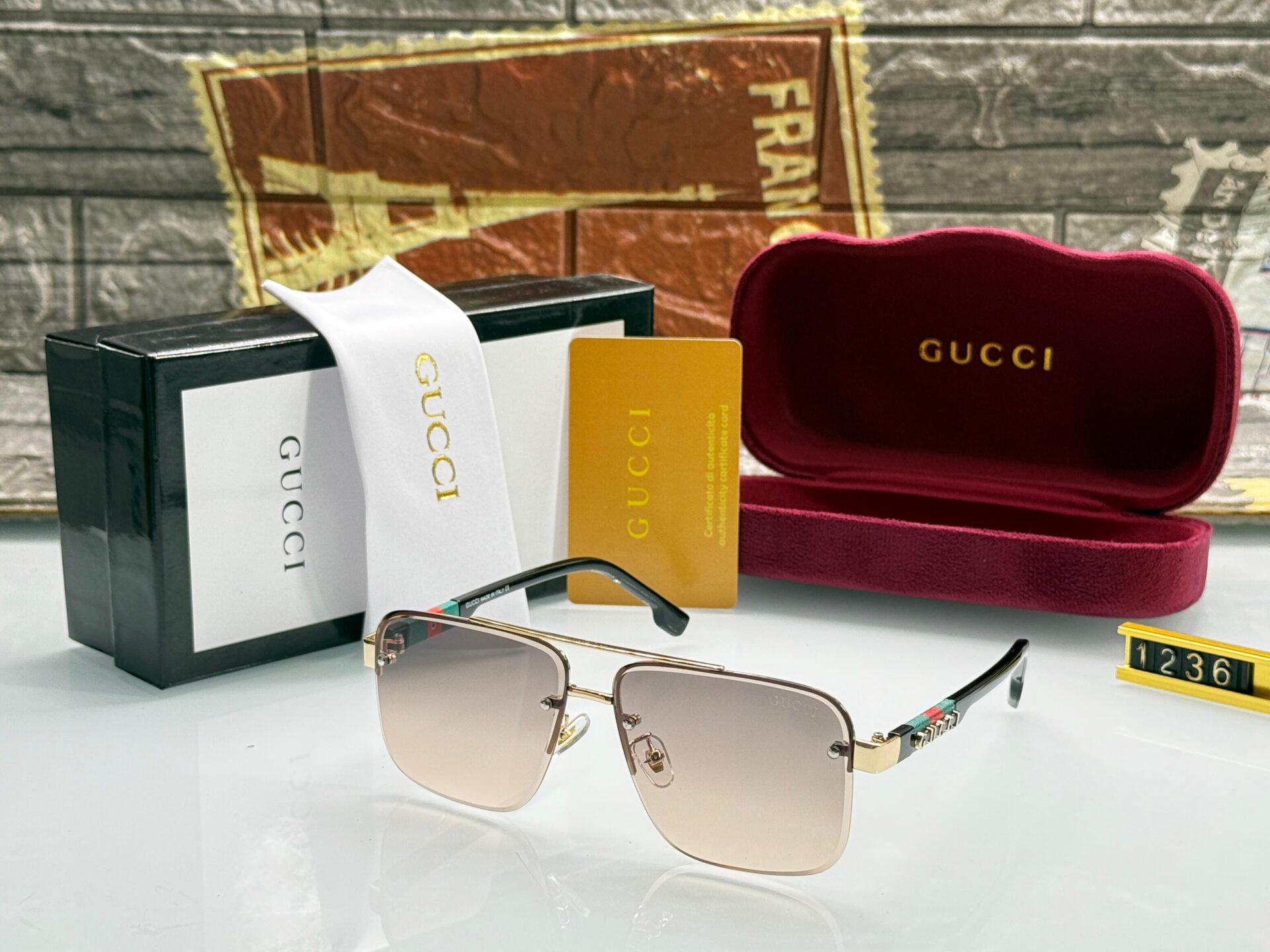Gucci Men's Sunglasses - Image 2