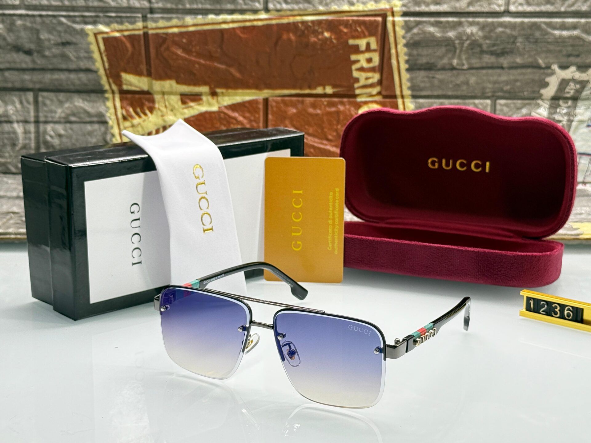 Gucci Men's Sunglasses - Image 3