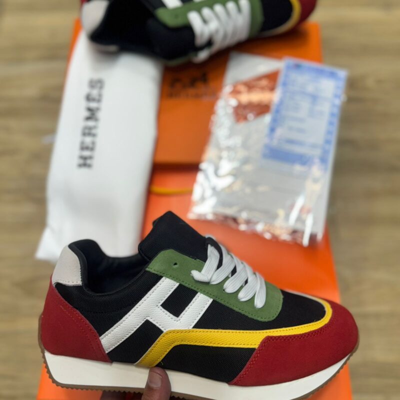Hermes Low-Top Runner multi Color Men's Shoes