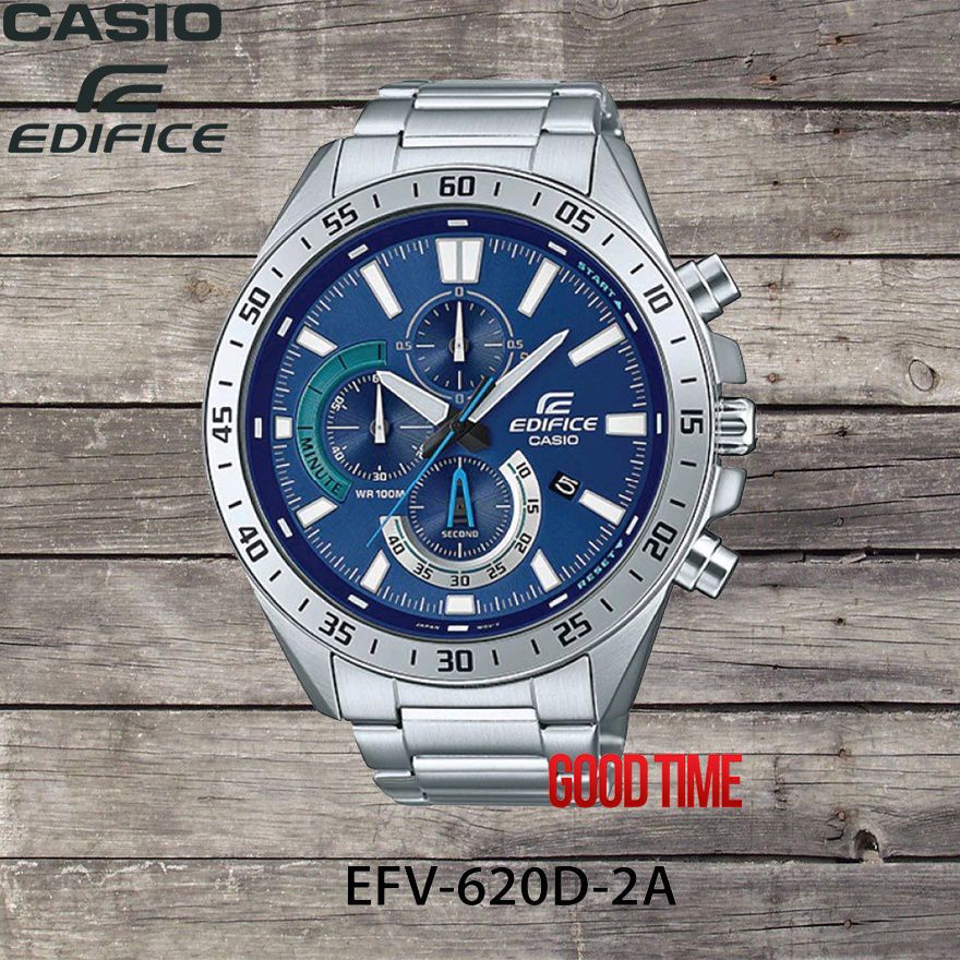 Casio Edifice EFV-620D–2A Men’s Solar Quartz Chronograph Watch - Image 3
