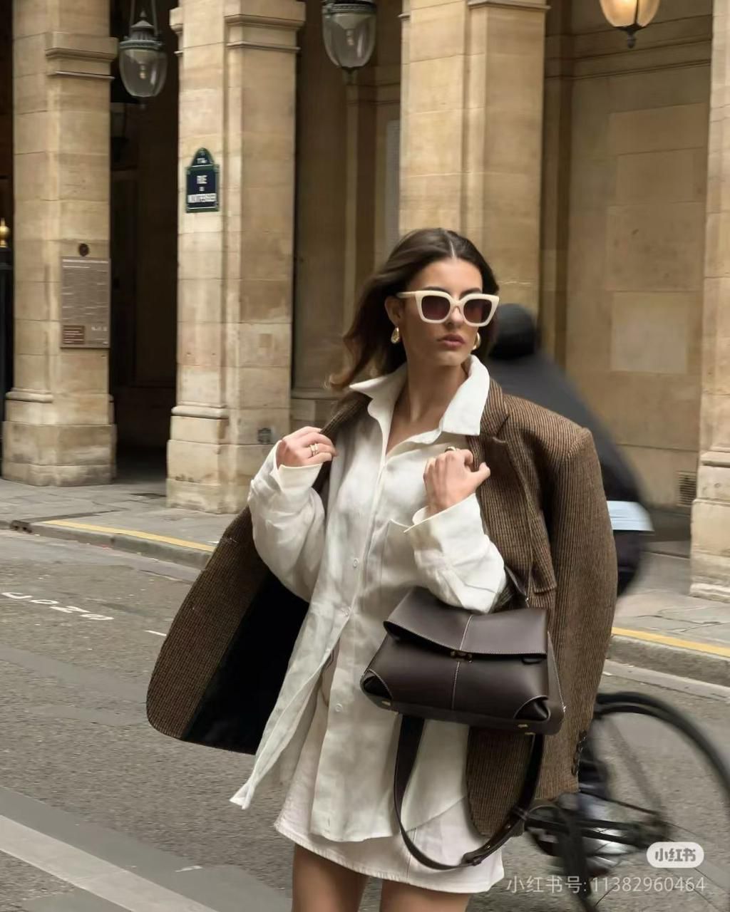 Polène Mokki Textured Top Women's Handle Shoulder Bag - Image 2