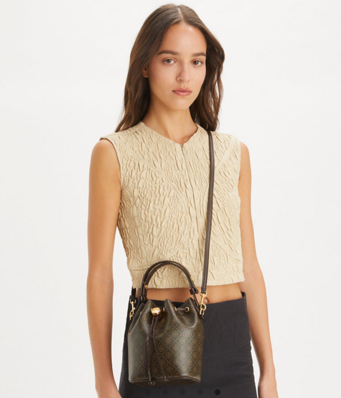 Tory Burch T Monogram Women's Mini Bucket Bag - Image 2