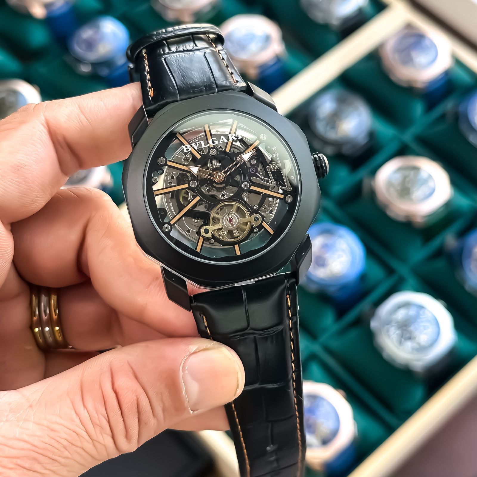 Bvlgari Octo Finissimo Skeleton 45mm Swiss Mechanical Men's Watch - Image 4