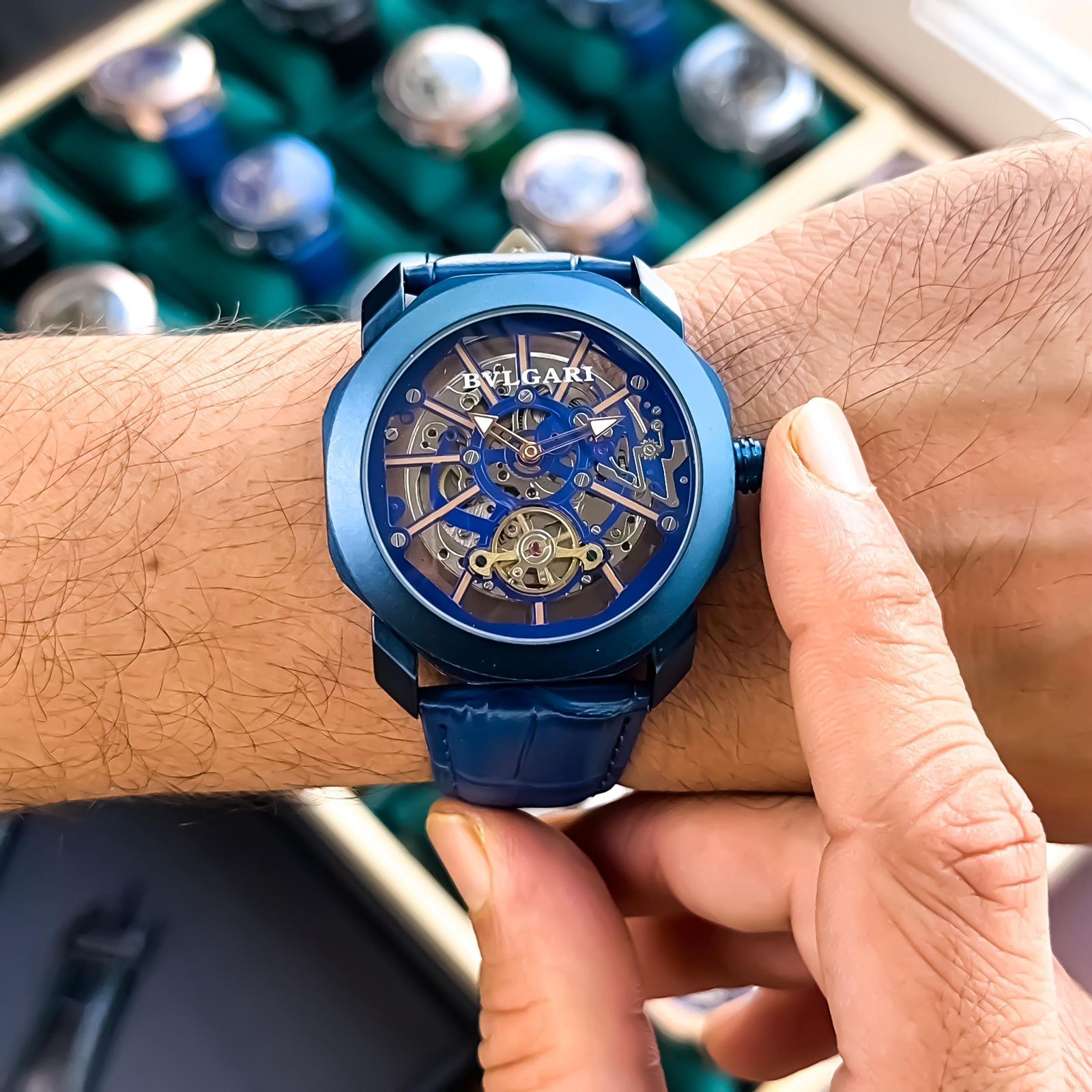 Bvlgari Octo Finissimo Skeleton 45mm Swiss Mechanical Men's Watch