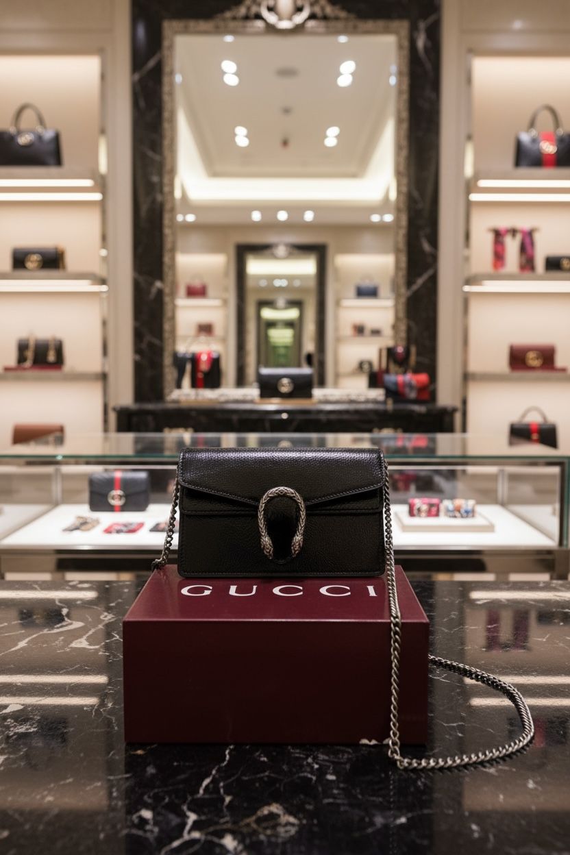 Gucci Mini Dionysus Genuine Women's Leather Bag - Image 2