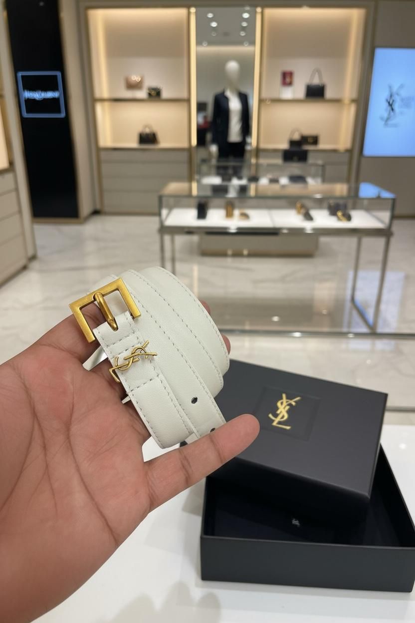 Yves Saint Laurent (YSL) Authentic Women's Leather Belts