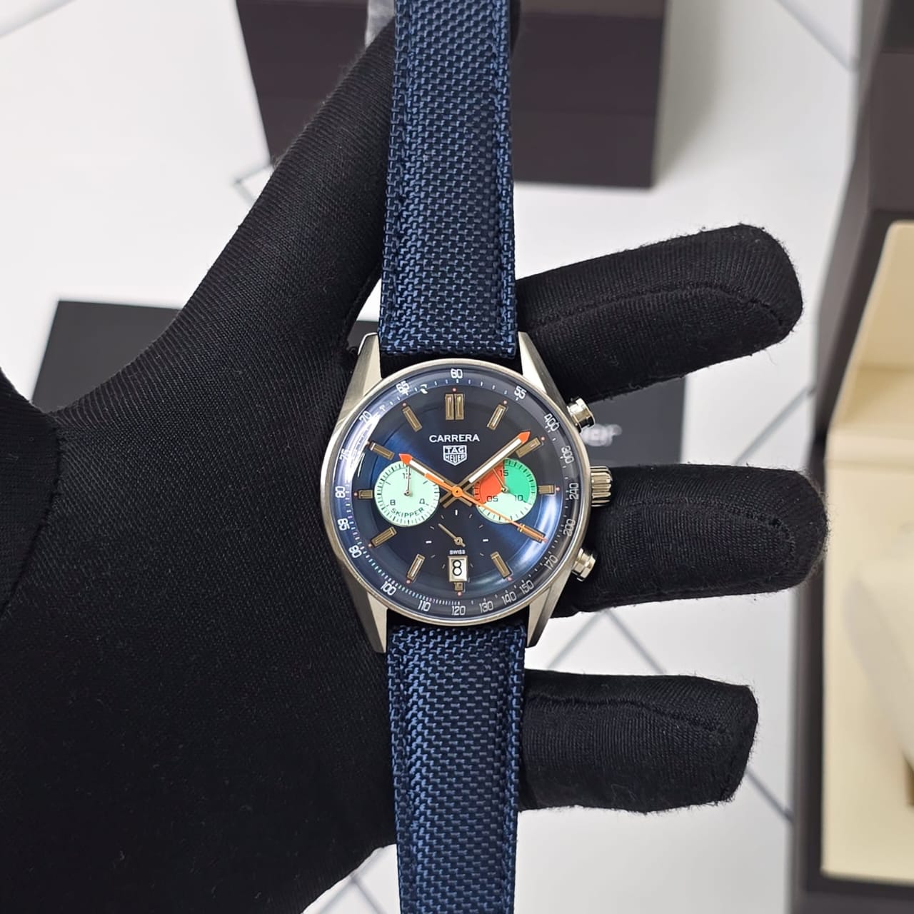 TAG Heuer Carrera Chronograph Skipper CBS2213.FN6002 Men's Watch 40mm - Image 2