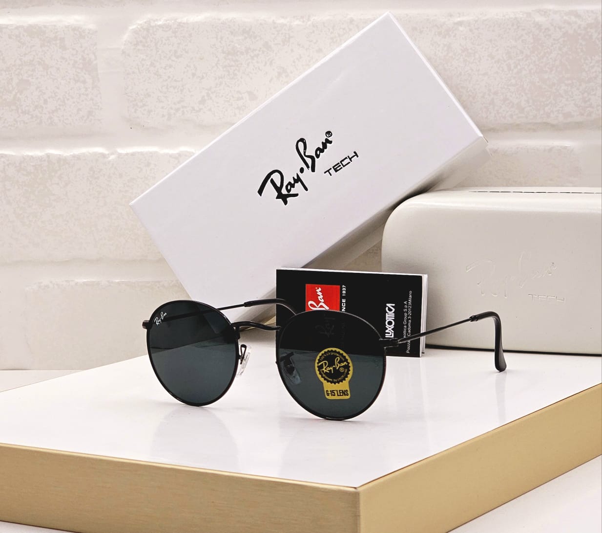 Ray-Ban Tech Unisex Sunglasses Round Classic - Image 4