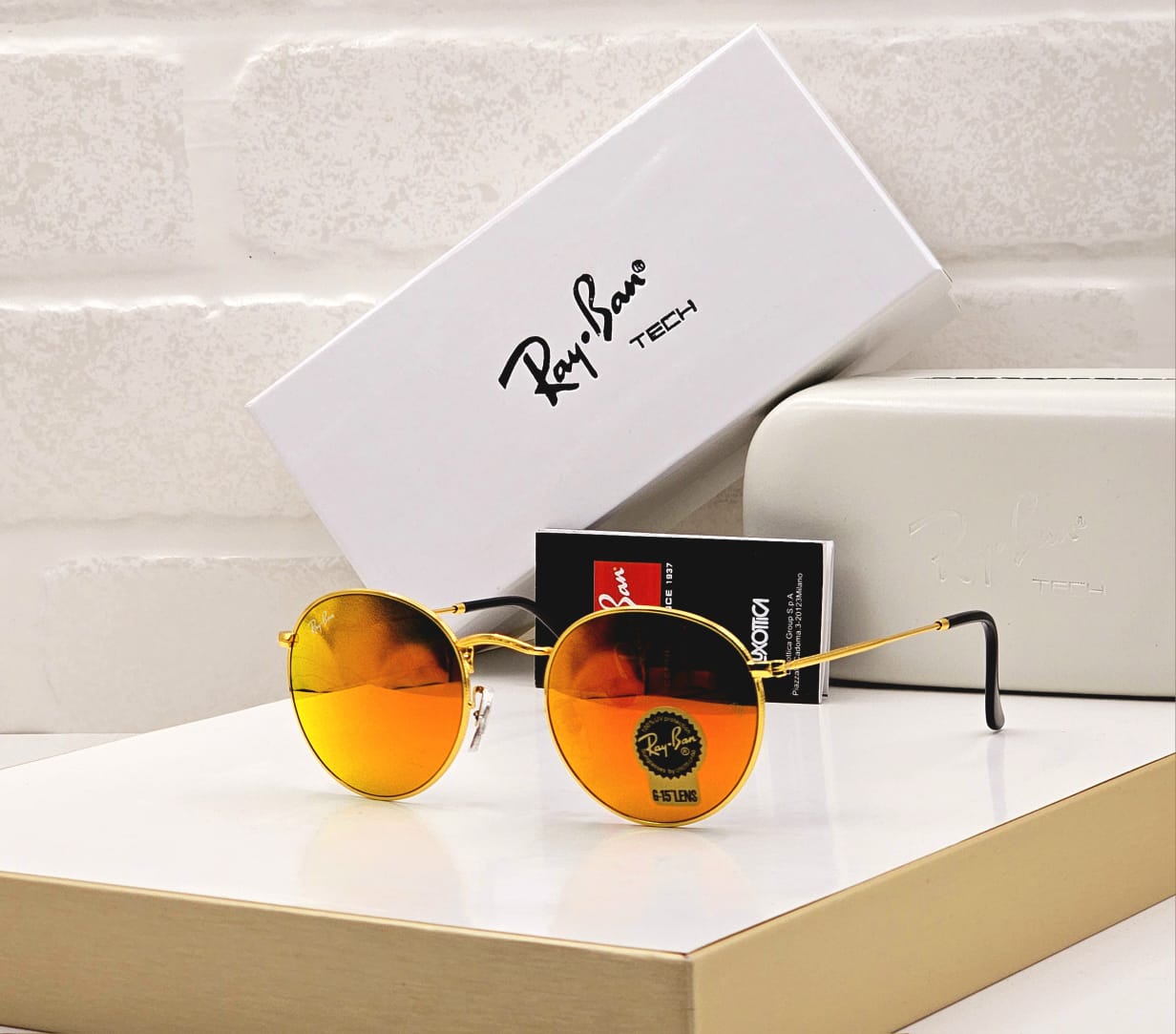 Ray-Ban Tech Unisex Sunglasses Round Classic - Image 6