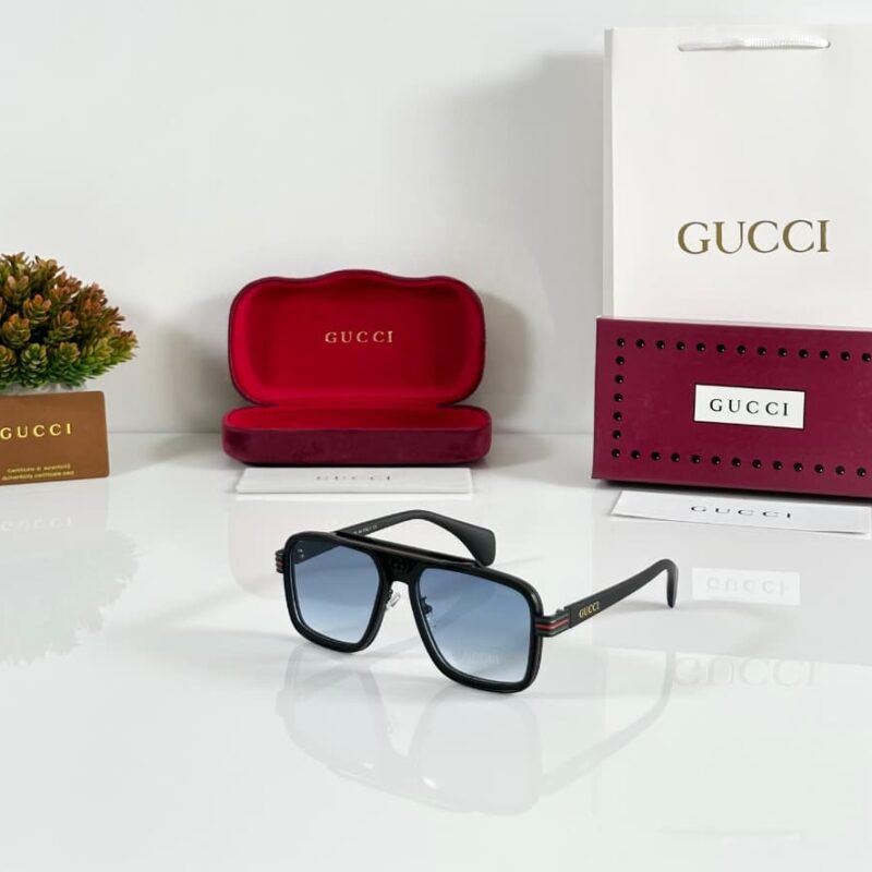 Gucci Model Black Unisex Sunglasses