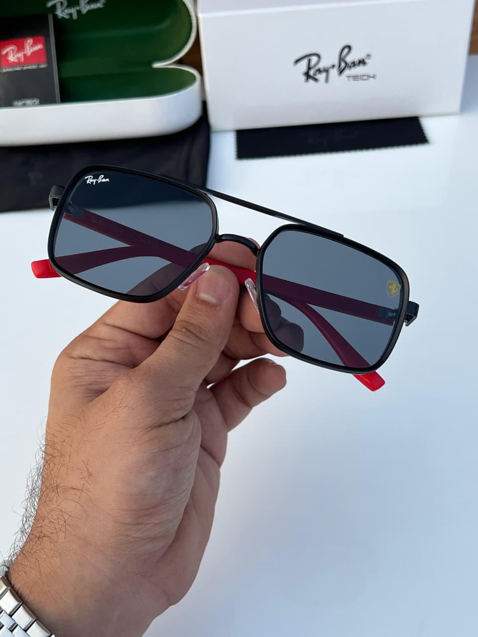 Ray-Ban Tech Ferrari Edition Men's Sunglasses - Image 3