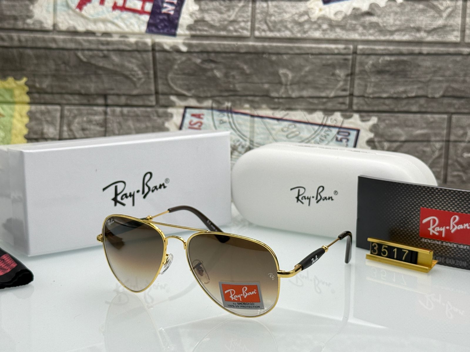 Ray-Ban Aviator Men's Sunglasses - Image 2