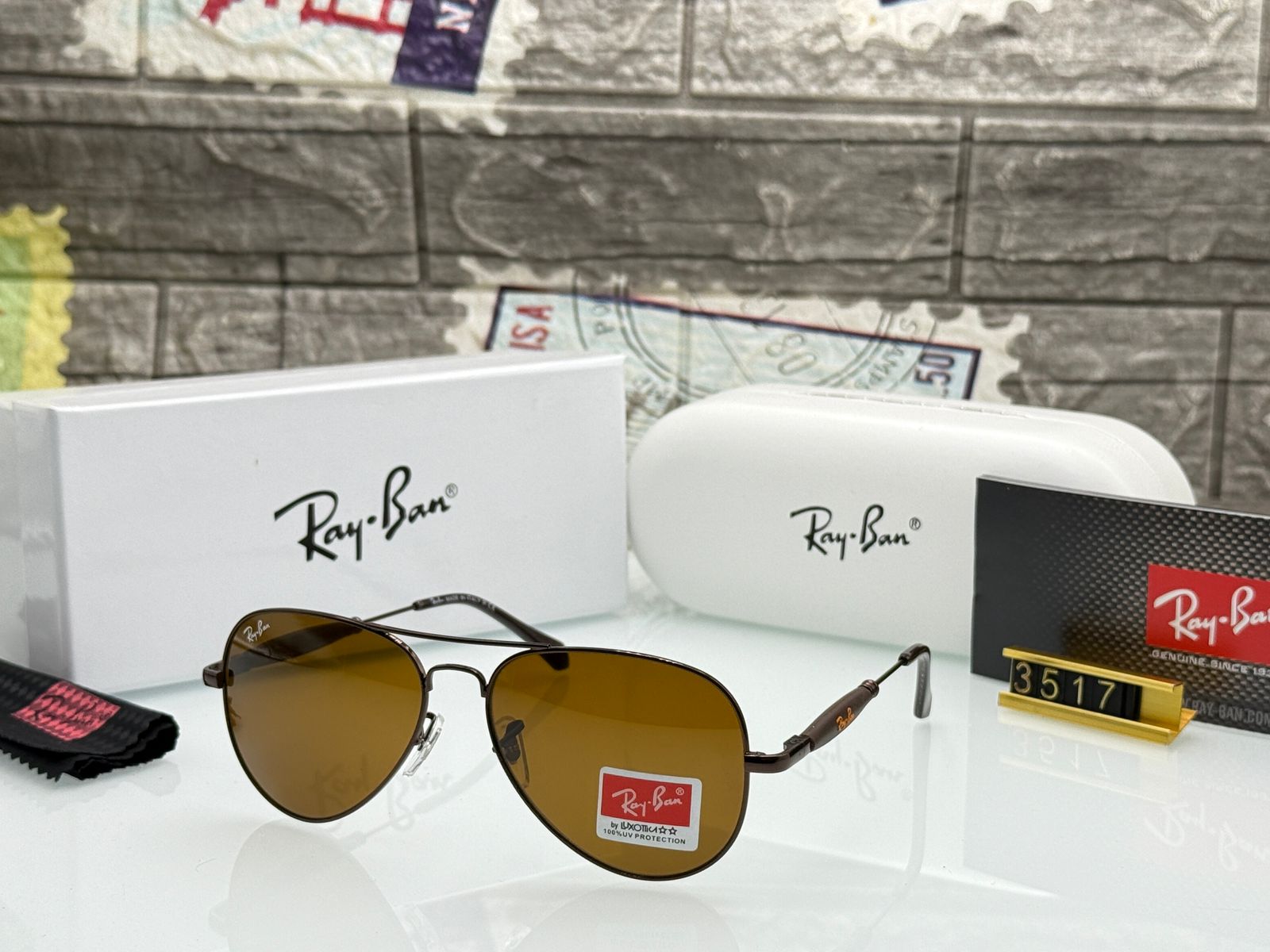 Ray-Ban Aviator Men's Sunglasses - Image 7