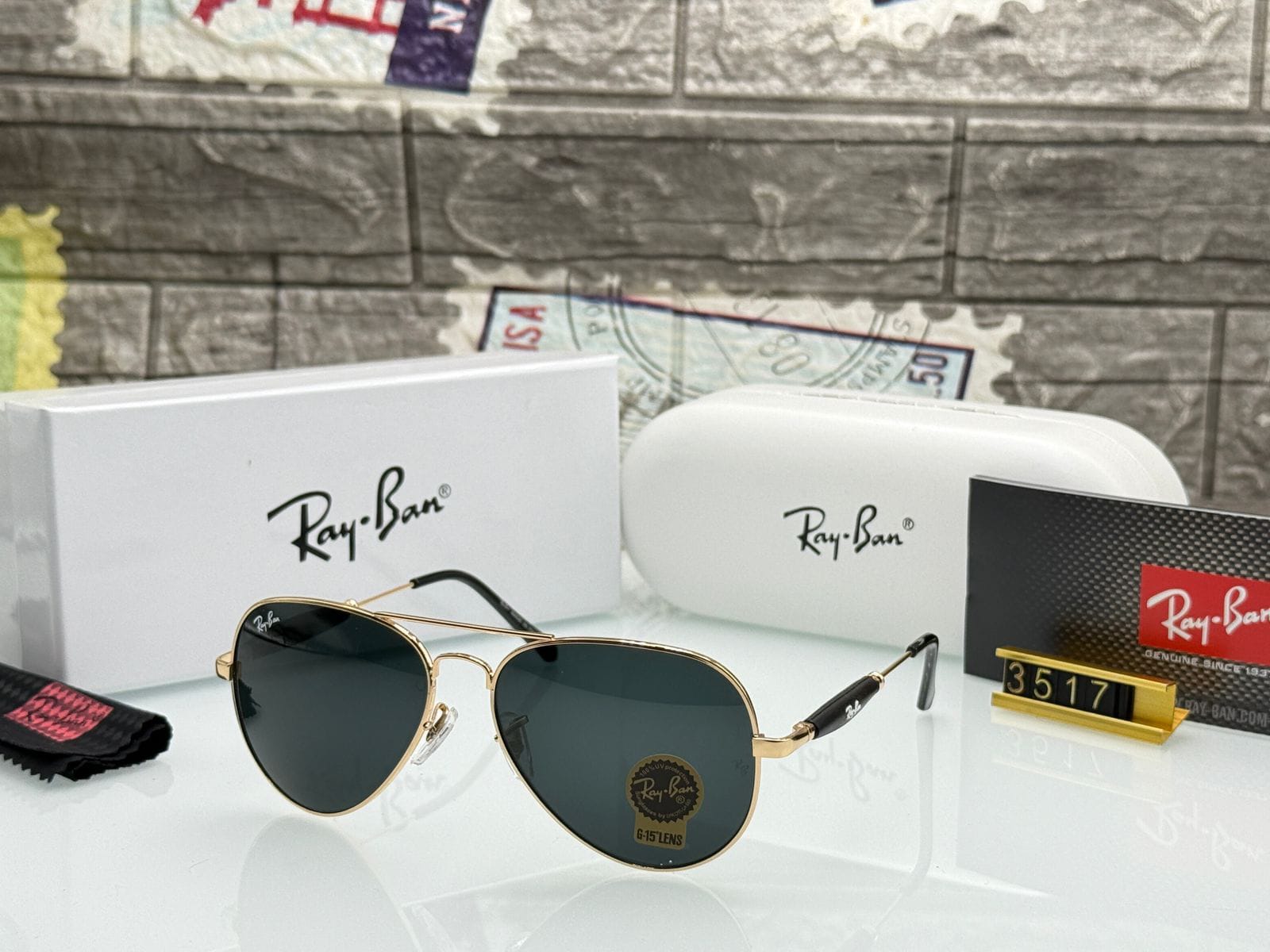 Ray-Ban Aviator Men's Sunglasses - Image 9