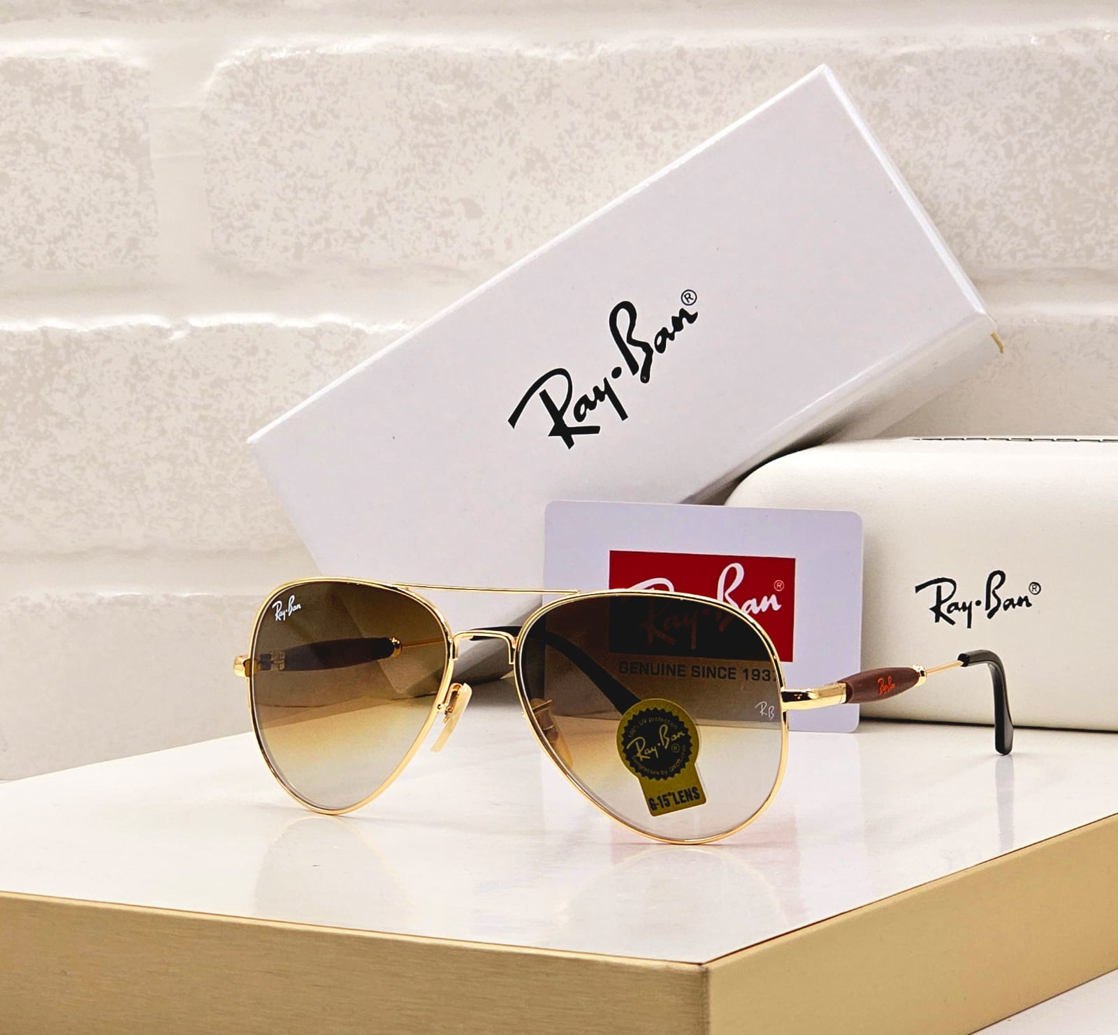Ray-Ban Aviator Men's Sunglasses - Image 3