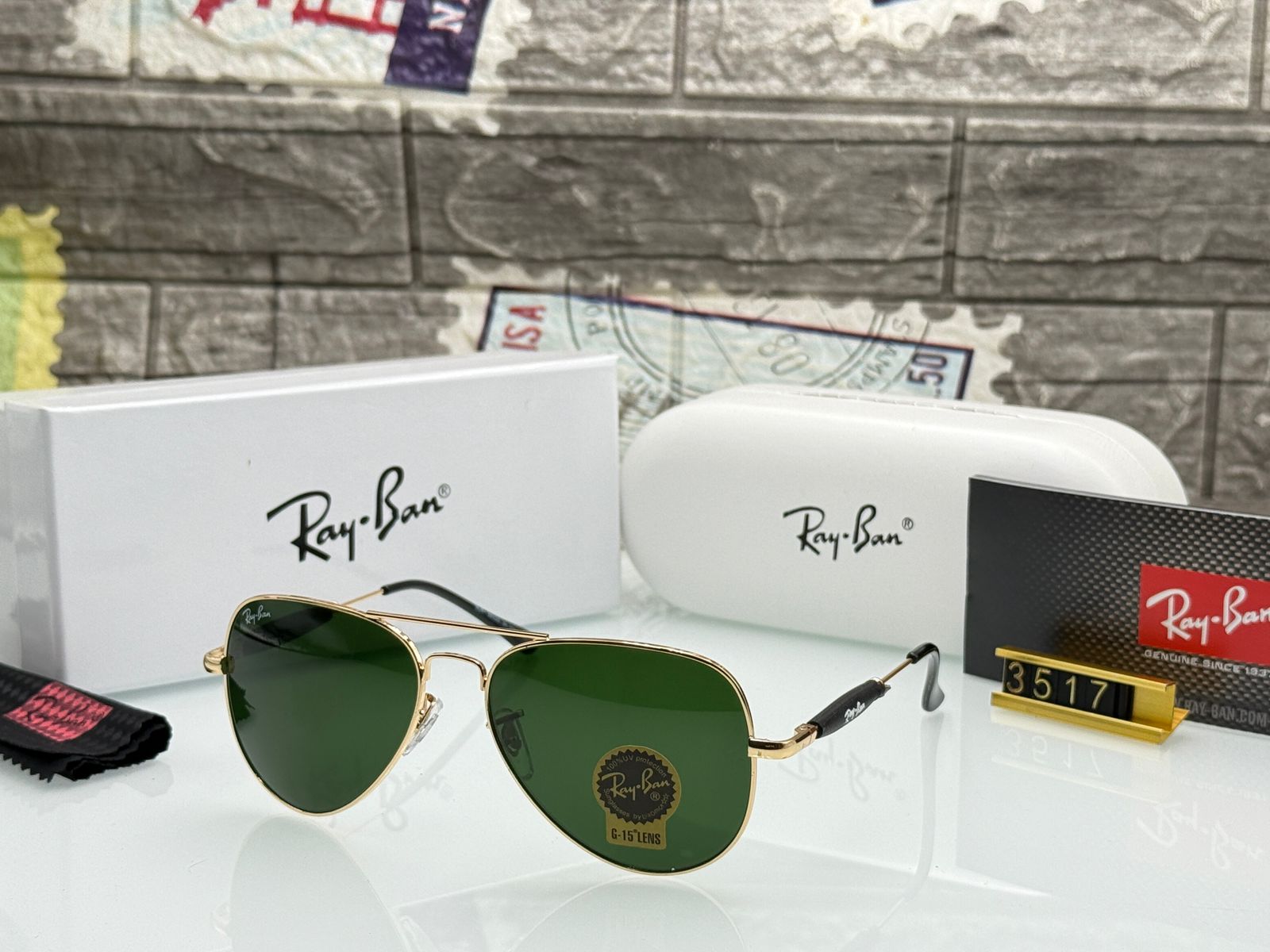 Ray-Ban Aviator Men's Sunglasses - Image 10