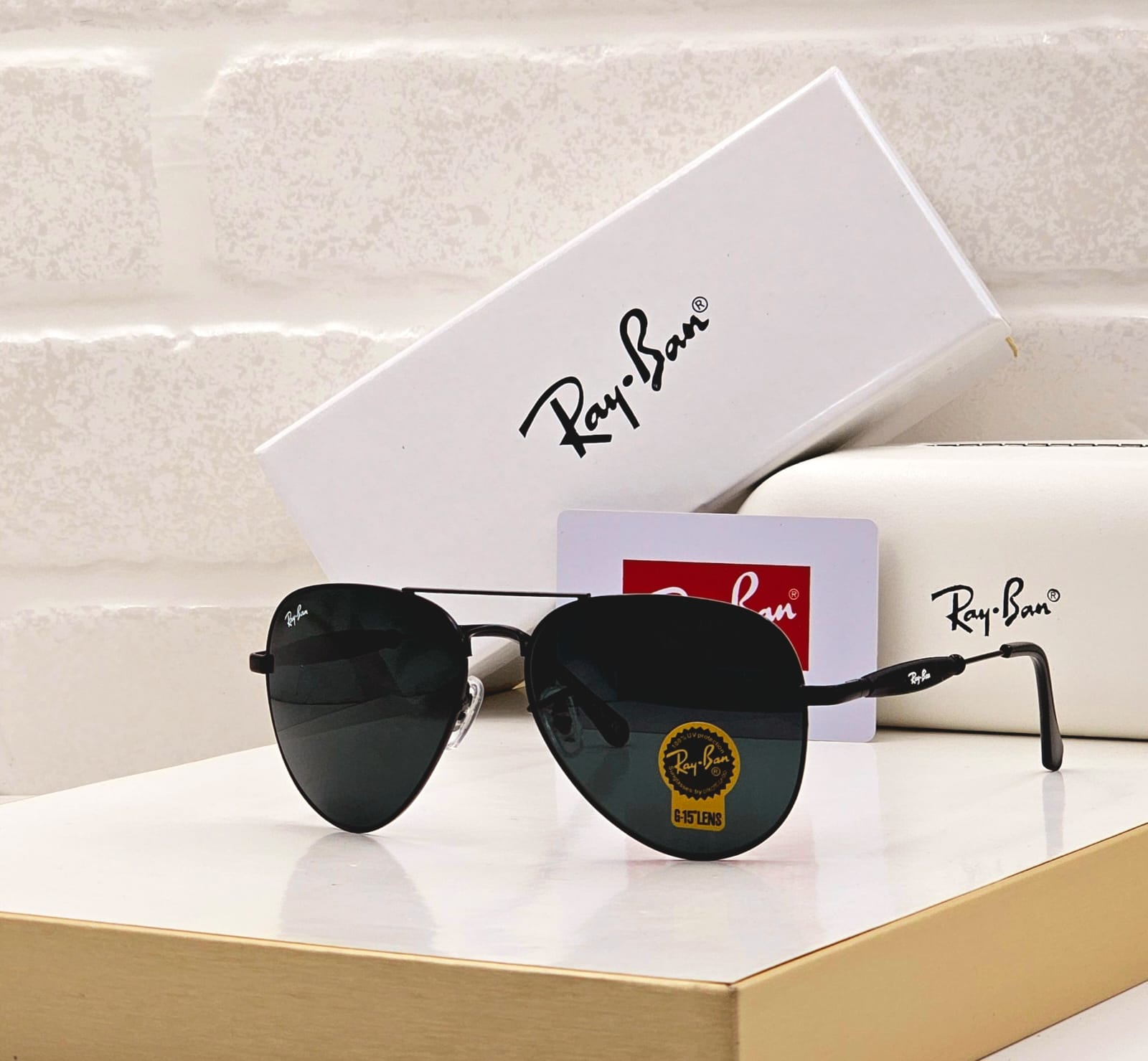 Ray-Ban Aviator Men's Sunglasses - Image 4
