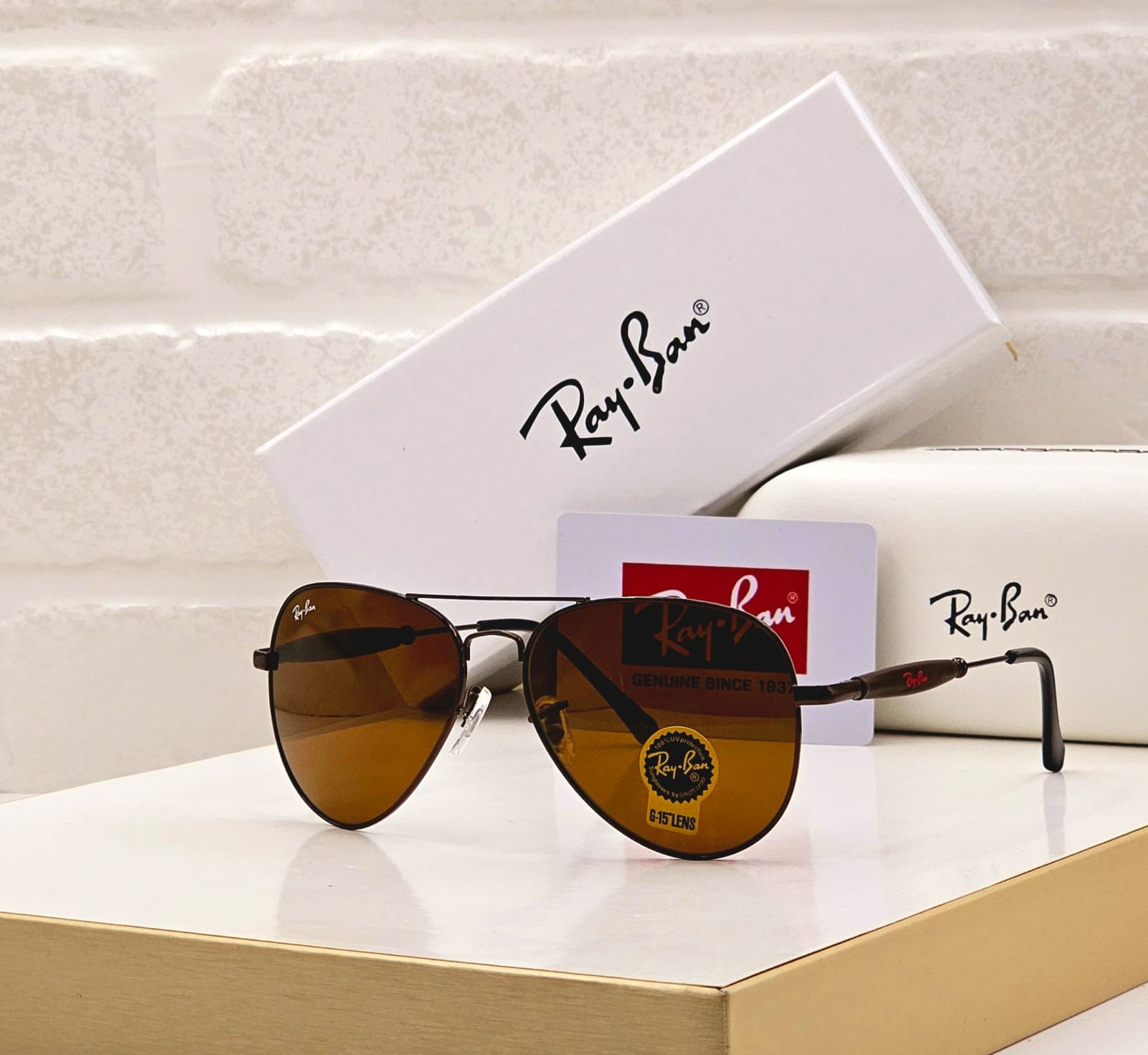 Ray-Ban Aviator Men's Sunglasses - Image 7