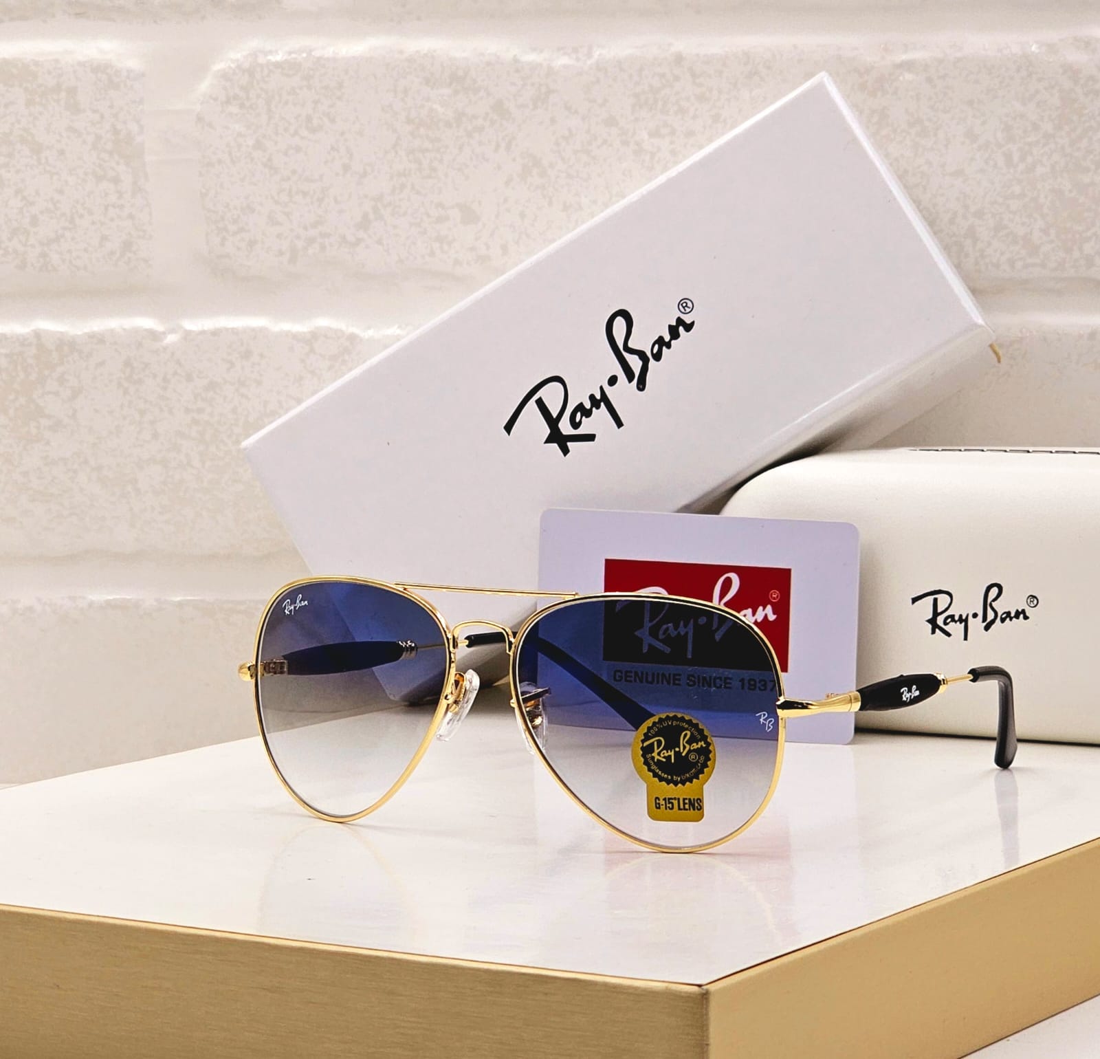 Ray-Ban Aviator Men's Sunglasses - Image 10