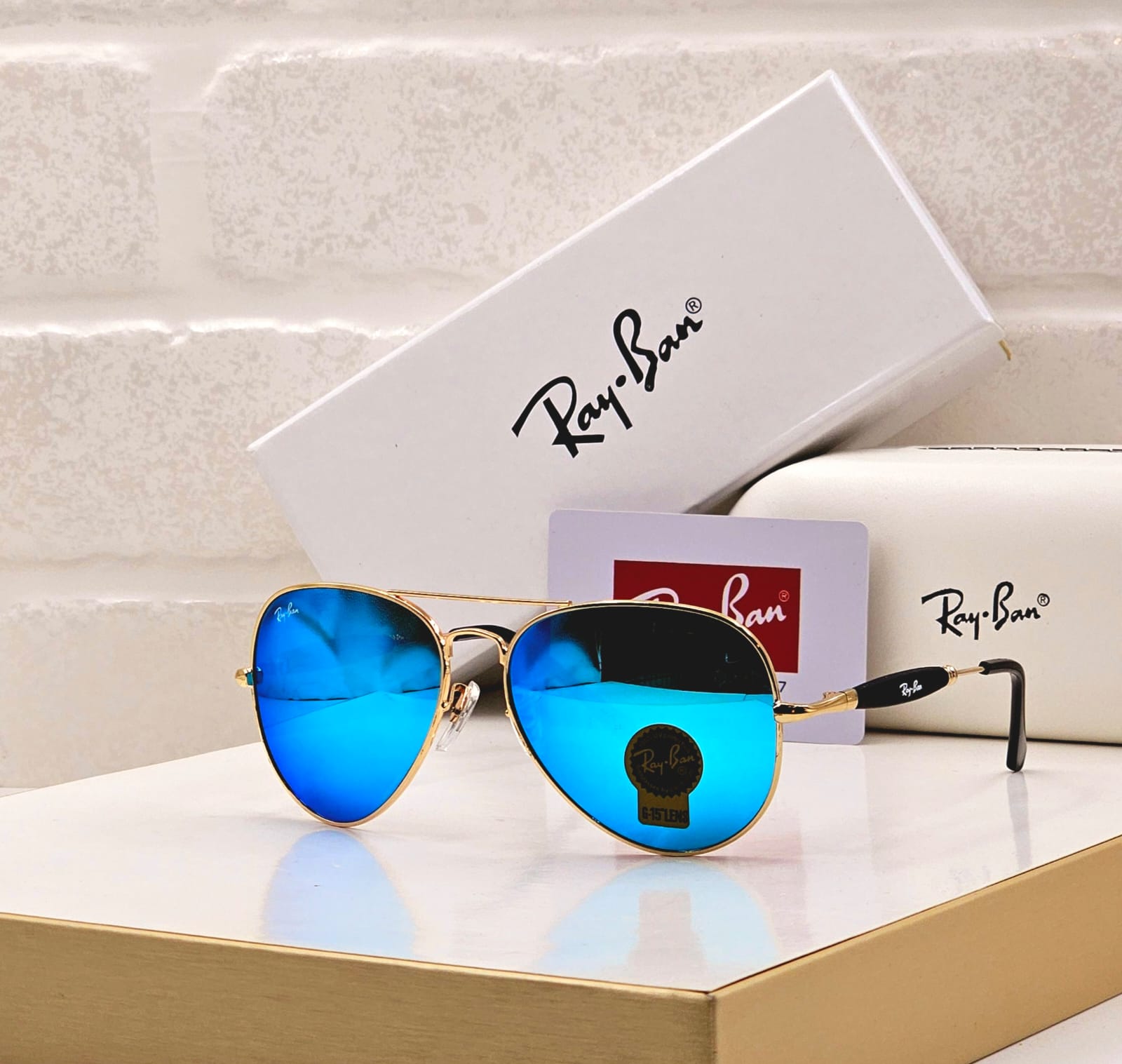 Ray-Ban Aviator Men's Sunglasses - Image 9